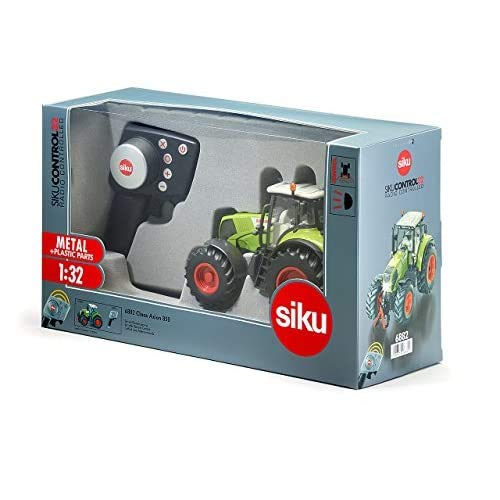 siku 6882, Ferngesteuerter Claas Axion 850 Traktor, 1:32, Inkl. Fernsteuermodul, Metall/Kunststoff, Grün, Batteriebetrieben, Kompatibel mit Anbaugeräten - Image 2