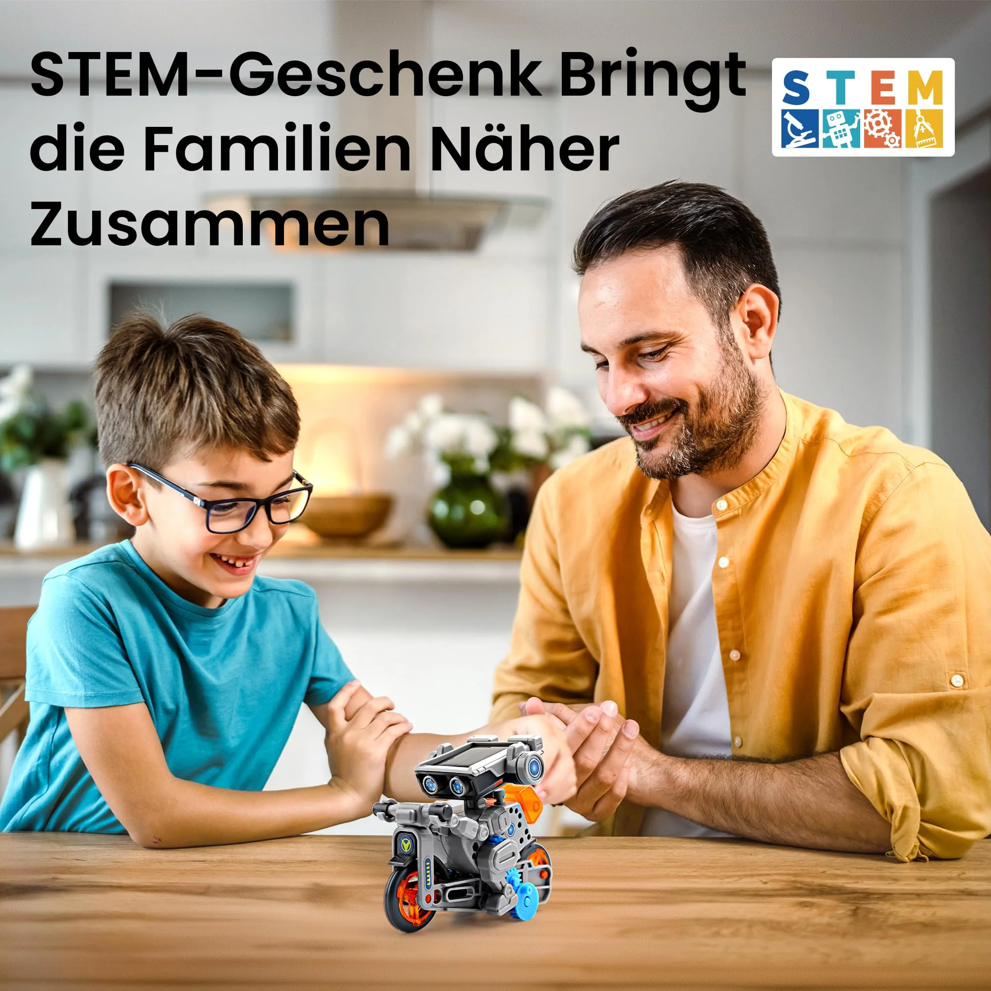 Sillbird 15-in-1 Solar Roboter Spielzeug ab 8 Jahre, Solar und batteriebetriebener Motor mit Doppelantrieb, Mint Experimente Lernspielzeug Kinder Geschenk für Jungen ab 8 9 10+ Jahren(212 Stücke) - Image 8