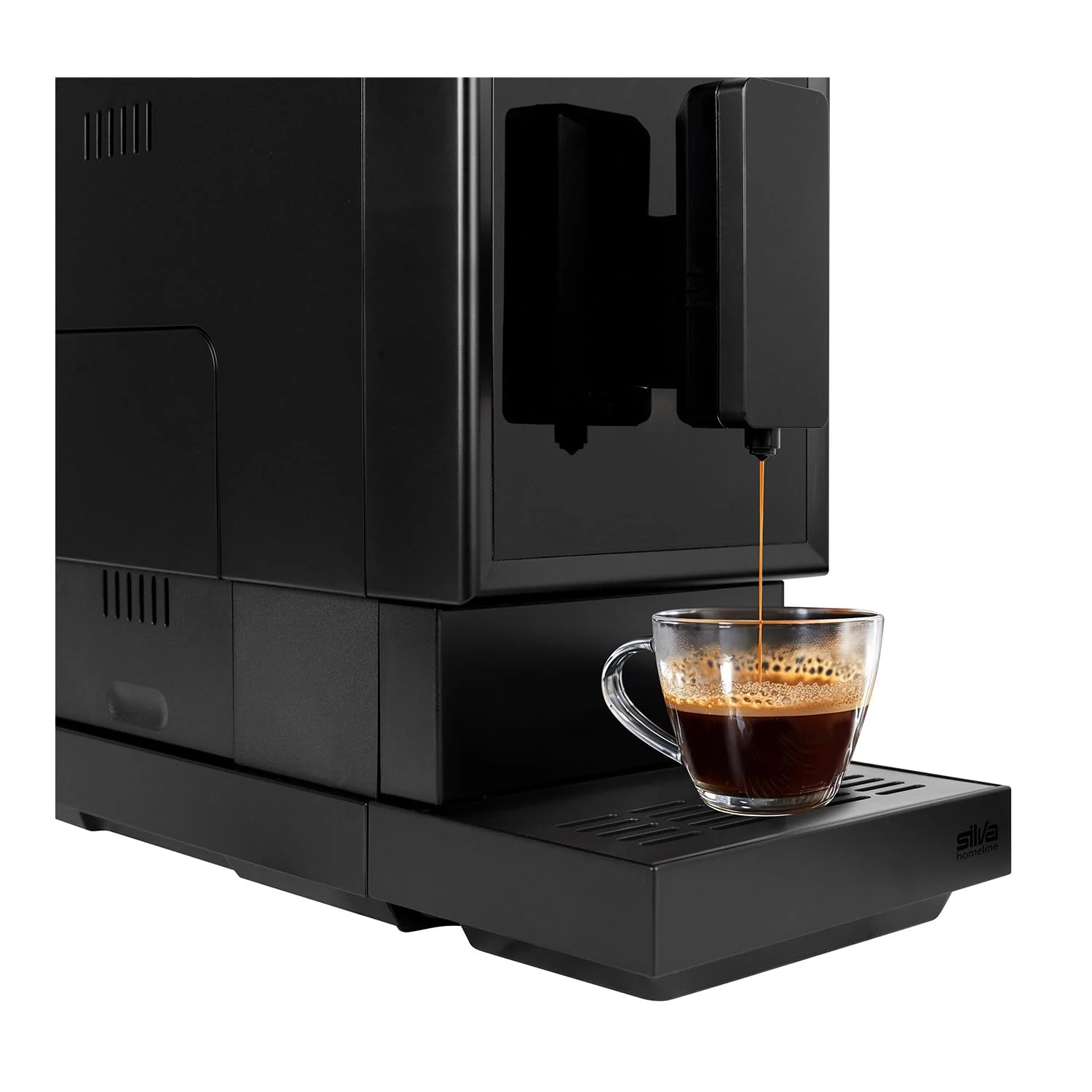 Silva Schneider KVA 2400 Kaffeevollautomat | Kompakt 18 cm | 19 Bar | Edelstahl-Mahlwerk | Touch-LED-Panel | Speed-Modus in 45 Sekunden – ohne Vorheizen| ECO-System | Memory-Funktion | super leise - Image 5