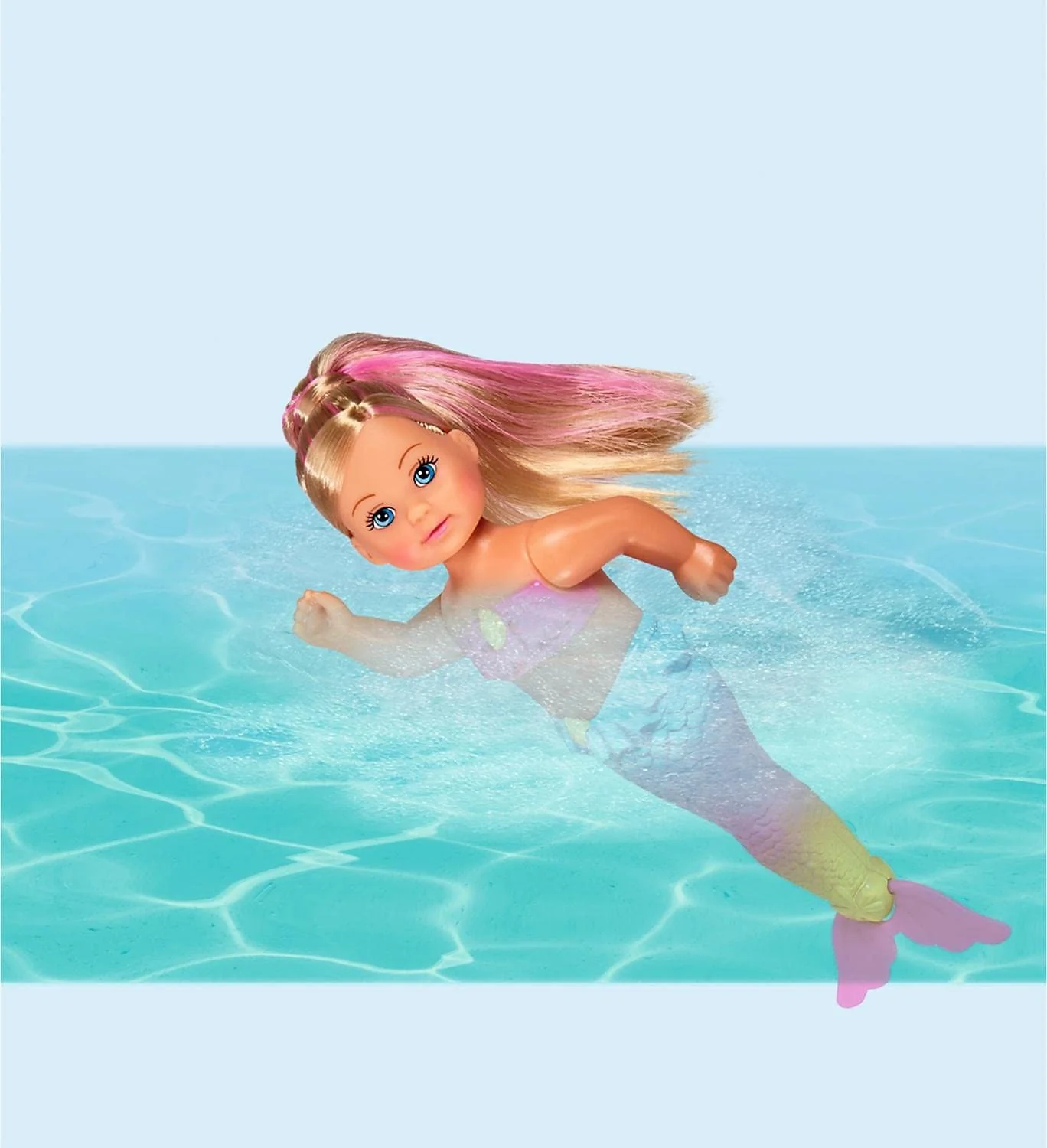 Simba 105733318 Evi Love Swimming Mermaid Puppe, Mehrfarbig, One size - Image 4