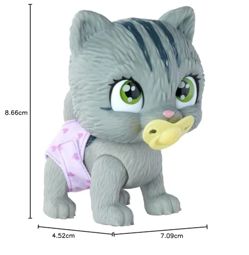 Simba 105953051 – Pamper Petz Katze, mit Trink- und Nässfunktion, Spielzeugkatze für Kinder ab 3 Jahren, Kätzchen zum Spielen, mit Überraschung und magischer Pfote - Image 2