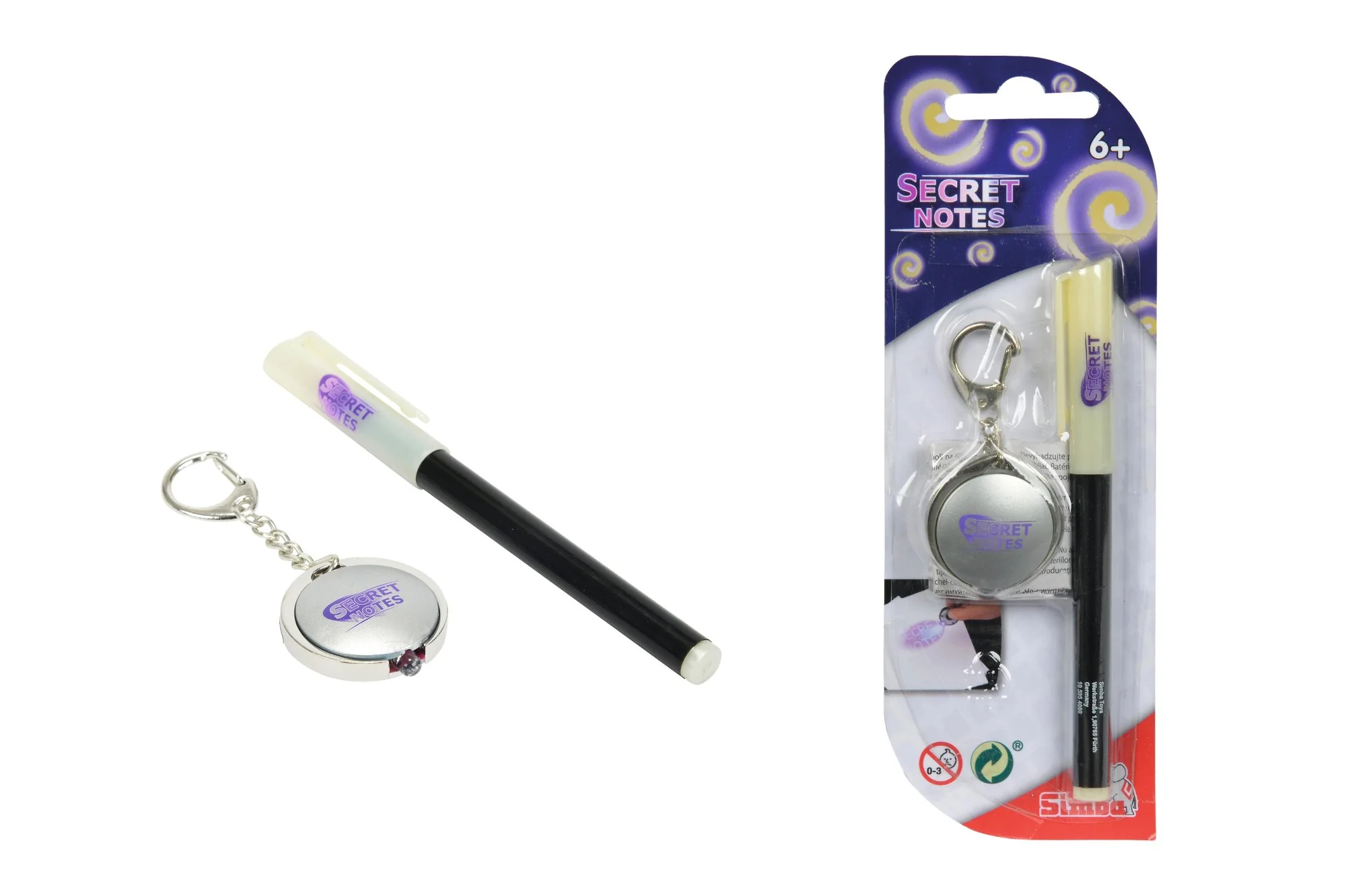 Simba 105954080 - Secret Notes Stift und UV-Leuchte, magisch, Schrift sichtbar durch Licht, ab 6 Jahre - Image 3