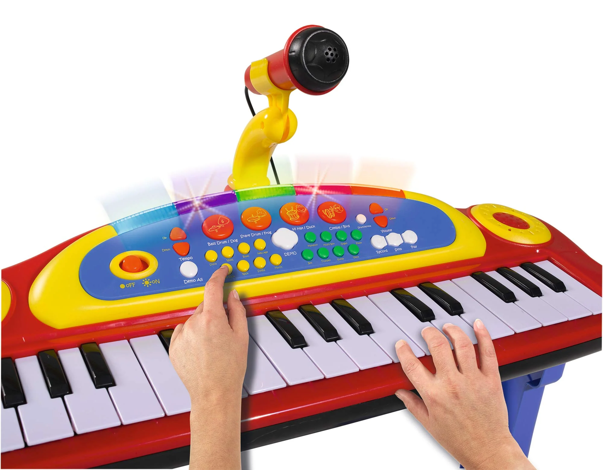 Simba 106838629 - My Music World Standkeyboard, 31 Tasten, Licht und Sound, 55cm, ab 3 Jahre - Image 8