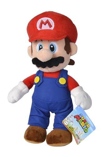Simba 109231010 - Super Mario Plüschfigur, 30cm, kuschelweich, Nintendo, Charakter aus weltberühmten Computerspiel, ab den ersten Lebensmonaten geeignet - Image 3