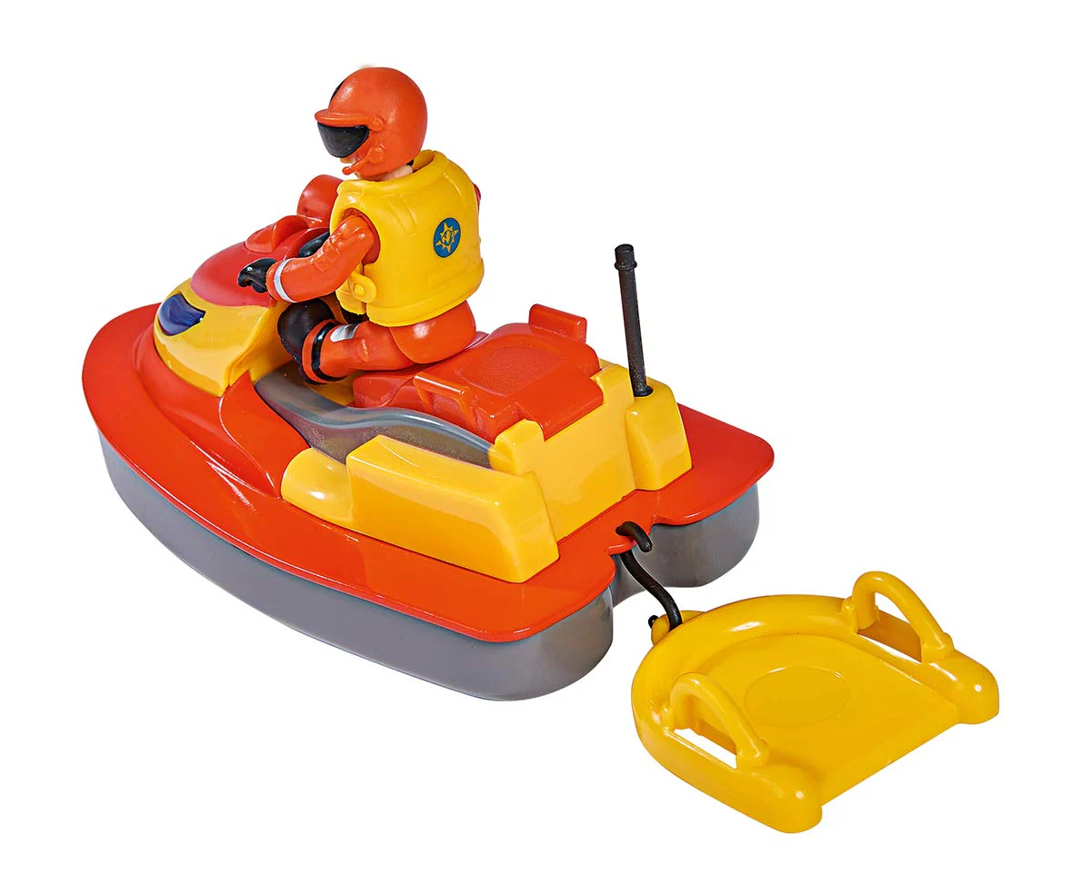 Simba 109251048 Feuerwehrmann Sam Juno Jet Ski, mit Elvis Figur, Sitzfläche zum Aufklappen, schwimmt auf dem Wasser, für Kinder ab 3 Jahren, mehrfarbig, 1 Size - Image 5