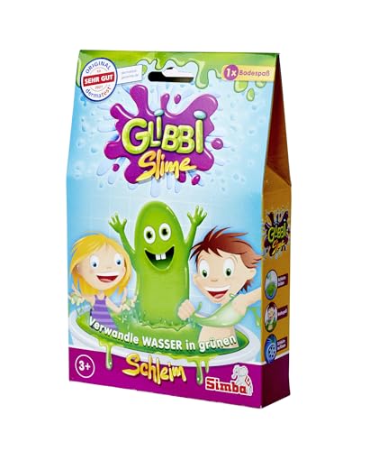 Simba Glibbi Slime grün – Glibber Badewannenspielzeug für Kinder, ungiftig und hautfreundlich, Glibberspaß für Badewanne und Planschbecken, Schleimpulver für Jungen und Mädchen ab 3 Jahren - Image 2