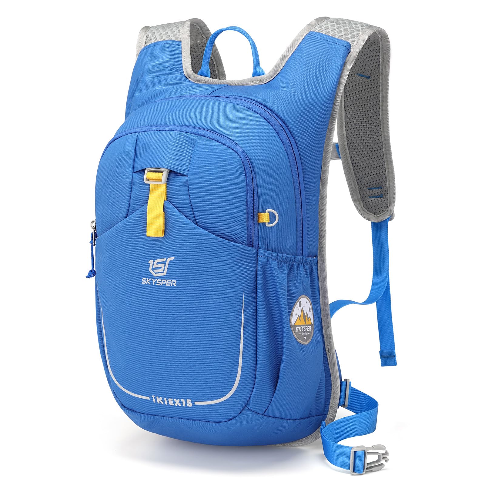 SKYSPER Wanderrucksack Kinder 15L, Rucksack Kinder für 3-10 Jährige Jungen & Mädchen in Geeignet zum Wandern, für Outdoor-Aktivitäten oder zum Campen
