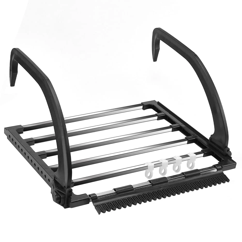 SLTAXAR Heizkörpertrockner Ausziehbar Heizkörper Wäschetrockner Heizung 40 cm Edelstahl Wäscheständer Heizkörper Balkon Wäscheständer Klappbar Wäschetrockner Balkongeländer Einhängen für Heizkörper - Image 6