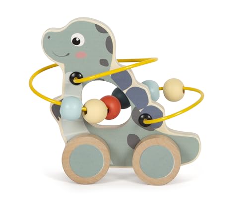 small foot Schiebetier mit Motorikschleife „Dino“, aus FSC 100%-zertifiziertem Holz, für Kinder ab 12 Monaten, 12615 - Image 7