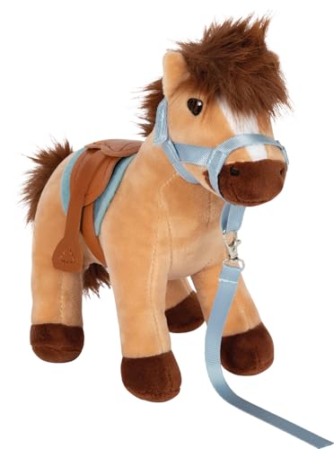 small Foot Spielset Pferd mit Stall und Zubehör in der Tasche, Plüschpferd mit vielseitiger REIT- und Pflegeausstattung, für Kinder ab 2 Jahren, 12731, 12-TLG - Image 11