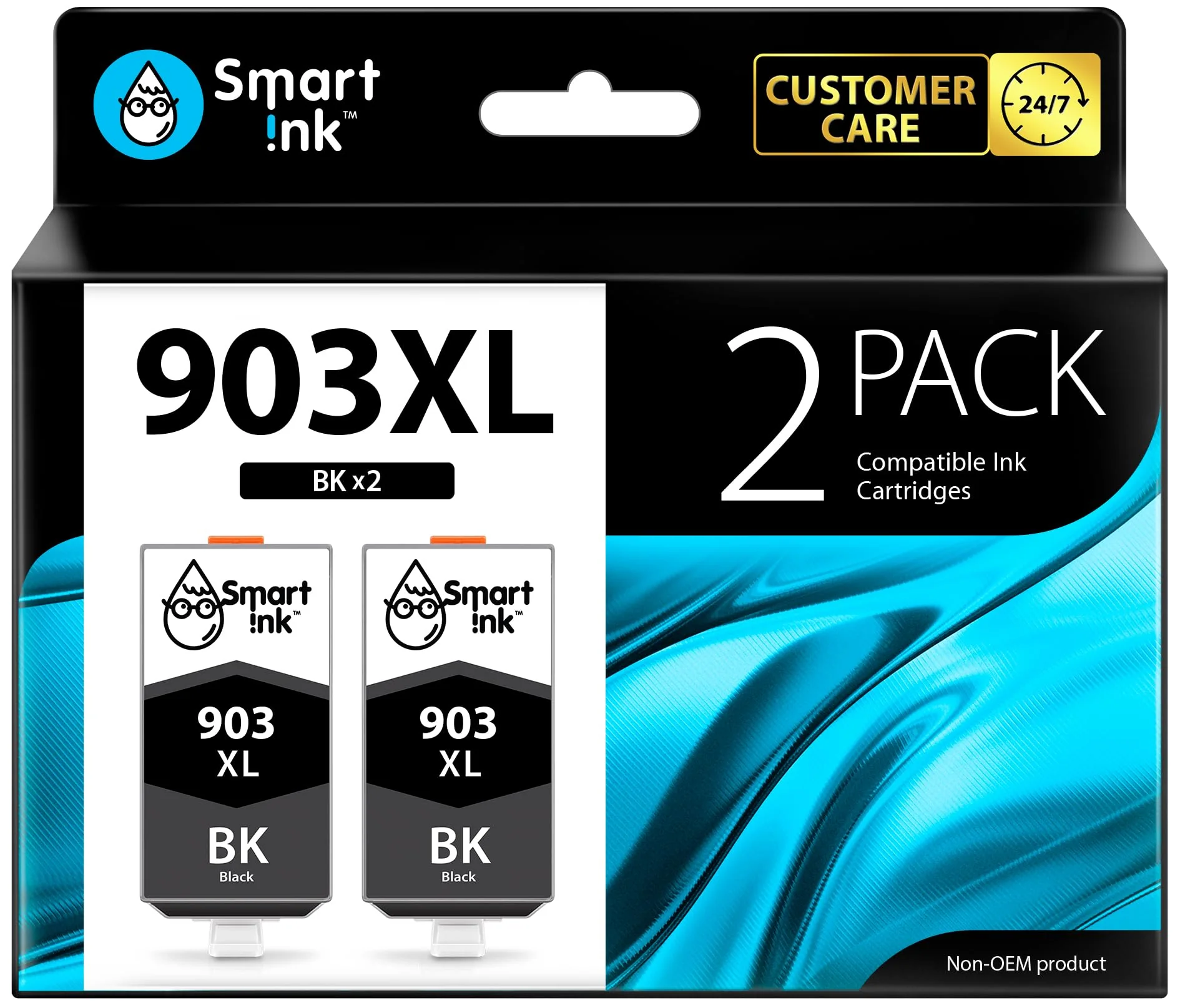 Smart Ink Kompatible Druckerpatronen als Ersatz für HP 903 XL 903XL 2 Schwarz Multipack mit Neuester Chipversion Kompatibel mit HP Officejet Pro 6960 6970 All-in-One Officejet 6950 - Image 7