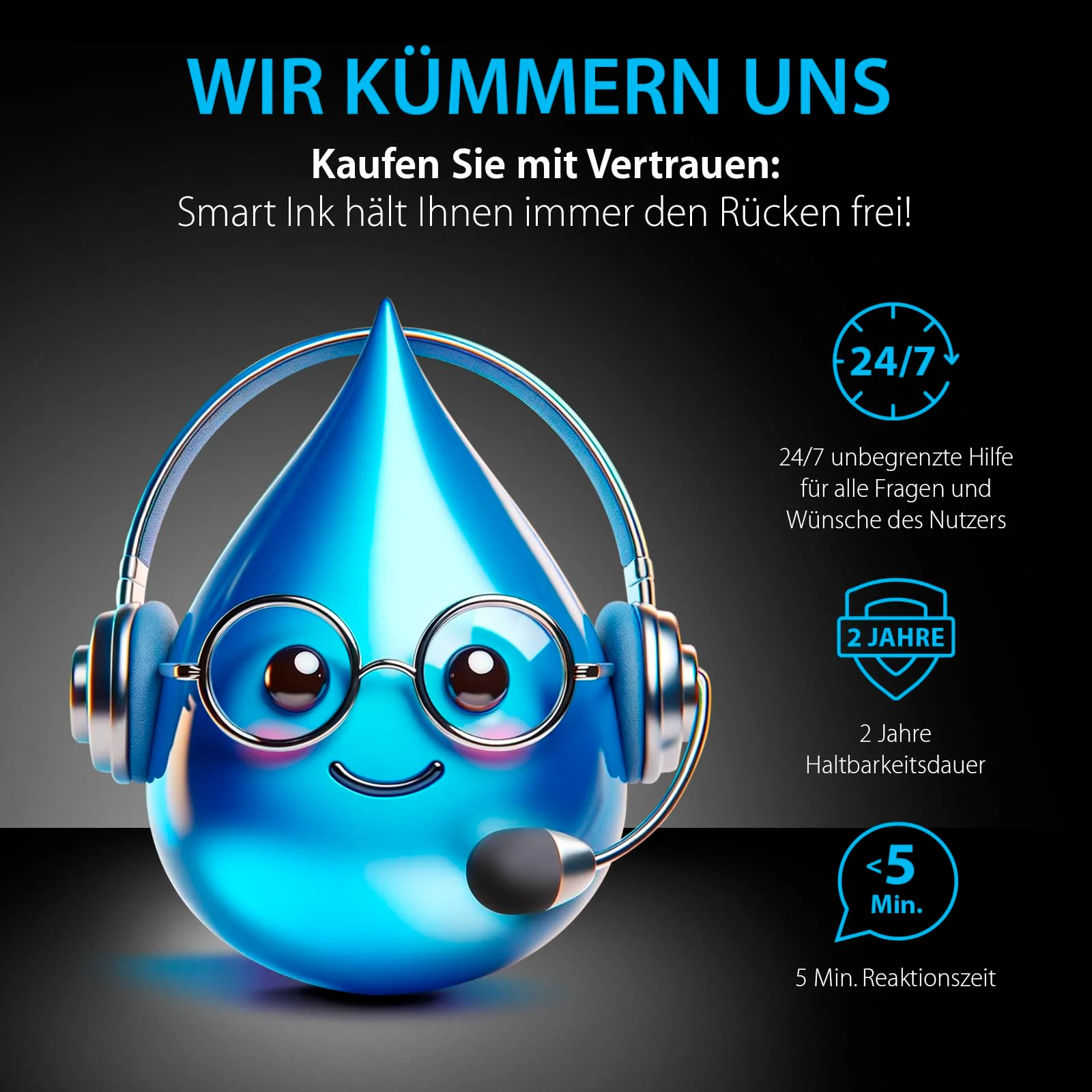 Smart Ink Kompatible Druckerpatronen als Ersatz für HP 950XL 951XL 950 XL 951 XL 4 Multipack (Schwarz & Cyan Magenta Gelb) Patronen Hohe Ergiebigkeit für HP Officejet Pro 8100 8600 8615 8616 8620 8640 - Image 2
