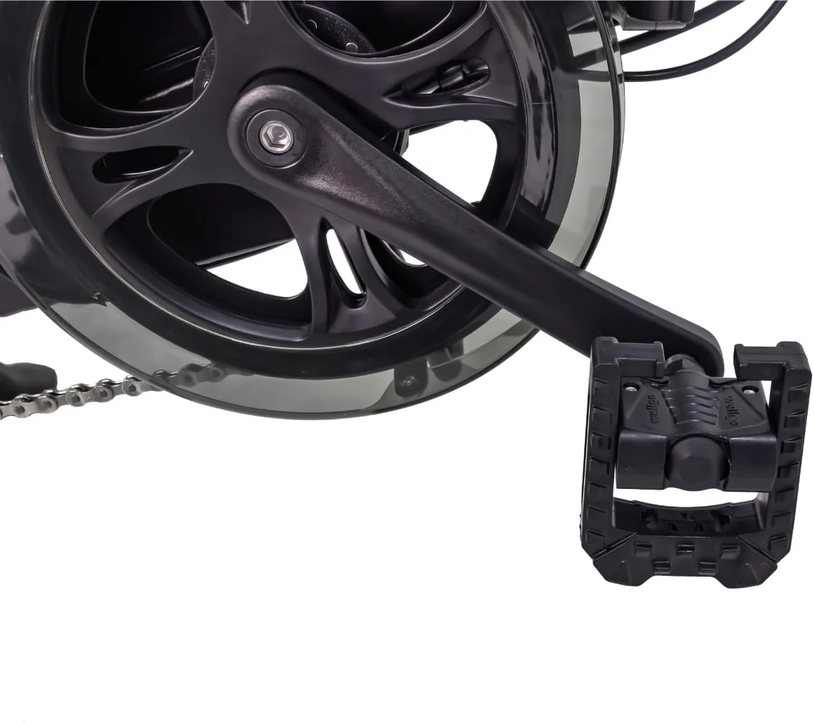smartEC Camp-20H E-Bike Klapprad 250W Hinterradmotor Li-Ion-Akku 36V/15,6Ah 20 Zoll E-Klapprad E-Faltrad Elektrofahrrad Reichweite 100km bis 25 km/h Modelljahr 2024 (Schwarz) - Image 9