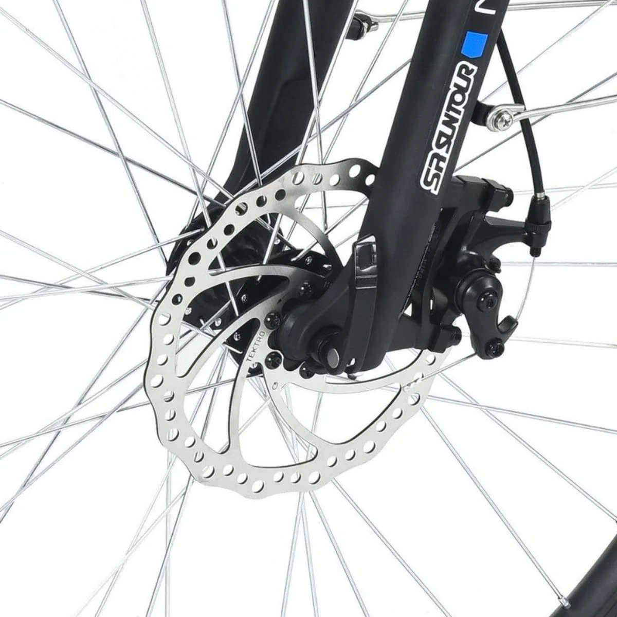 smartEC Trek-26D E-Bike Trekking 250W Hinterradmotor Li-Ion-Akku 36V/13Ah Damen 26 Zoll City Elektrofahrrad Reichweite 90km bis 25 km/h - Image 2