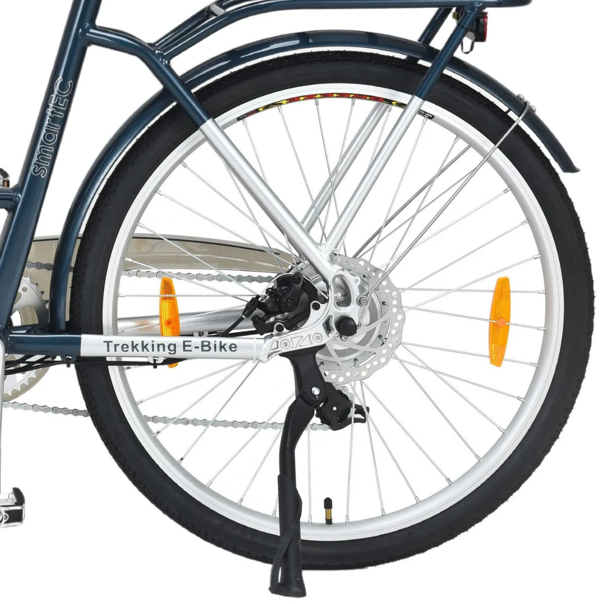 smartEC Trek-26D E-Bike Trekking 250W Hinterradmotor Li-Ion-Akku 36V/13Ah Damen 26 Zoll City Elektrofahrrad Reichweite 90km bis 25 km/h - Image 5