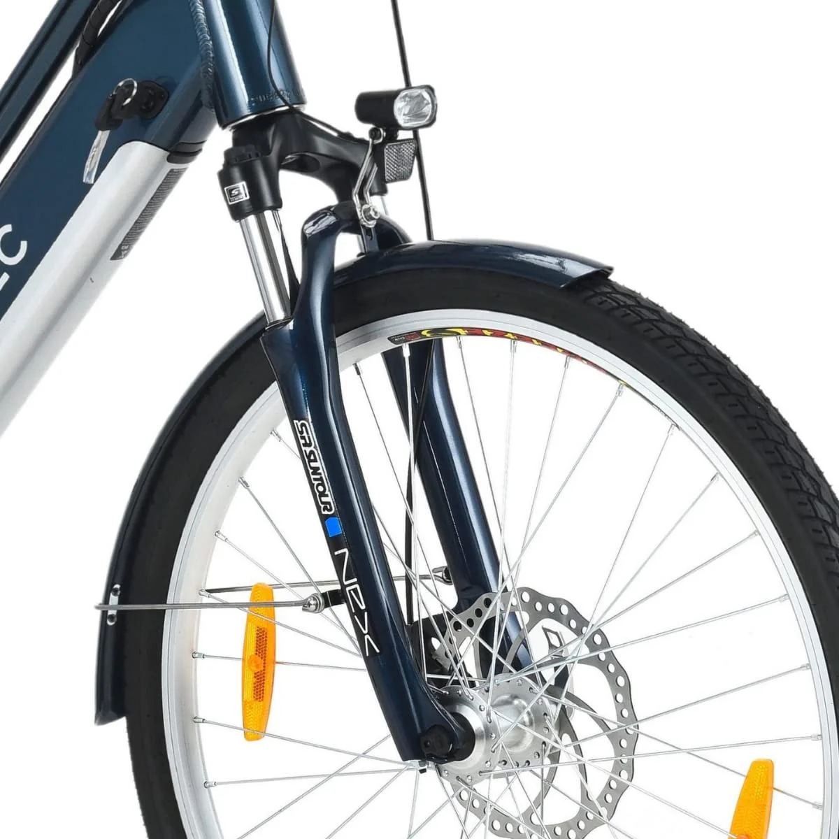 smartEC Trek-28D E-Bike Damen Trekking 250W Hinterradmotor Li-Ion-Akku 36V/13Ah Elektrofahrrad 28 Zoll Reichweite 90km bis 25 km/h Trekking City (Blau) - Image 4