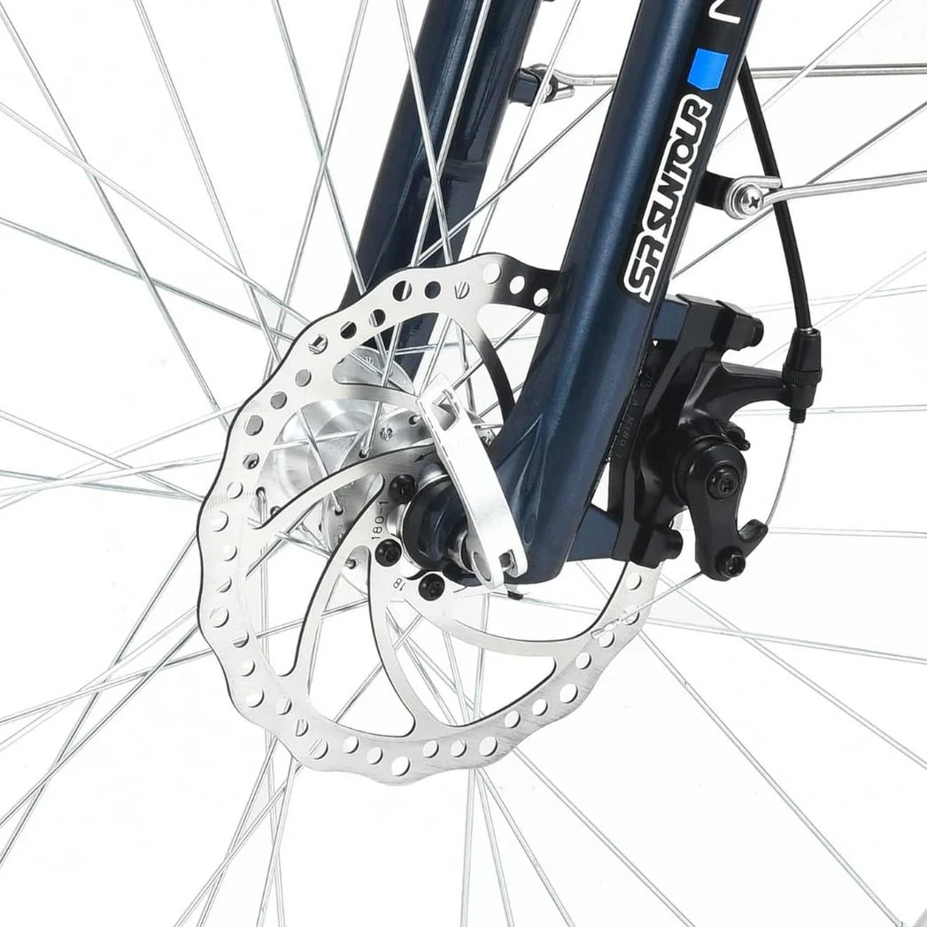 smartEC TrekX-MH E-Bike Trekking Herren 250W Mittelmotor Li-Ion-Akku 36V/13Ah Elektrofahrrad 28 Zoll Reichweite 90km bis 25 km/h Trekking City - Image 4