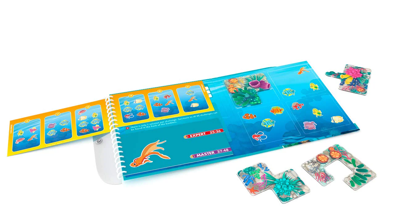 SmartGames - Coral Reef, Magnetic Puzzle Game with 48 Challenges, 4+ Years - Image 7