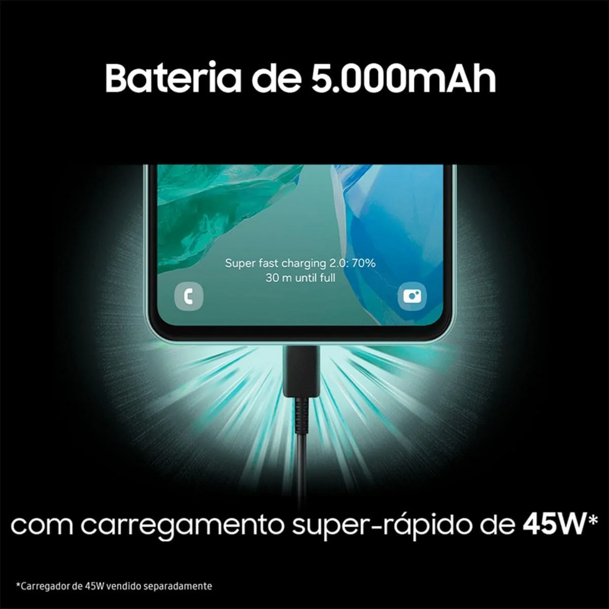 Smartphone Samsung Galaxy M55 5G 6,7" Octa Core 128 GB Nero 8 GB RAM - Image 5