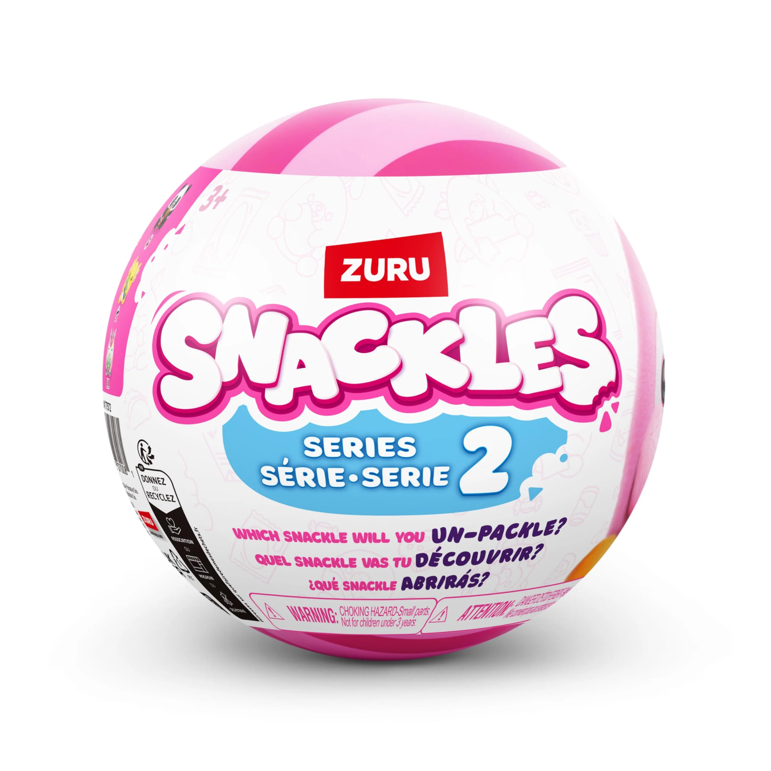 Snackles Serie 2 13 cm ZURU Kuschelig-weiches, beruhigendes, 13 cm großes Plüschspielzeug mit lizenziertem Snackmarken-Accessoire, Random Assortment - Image 6