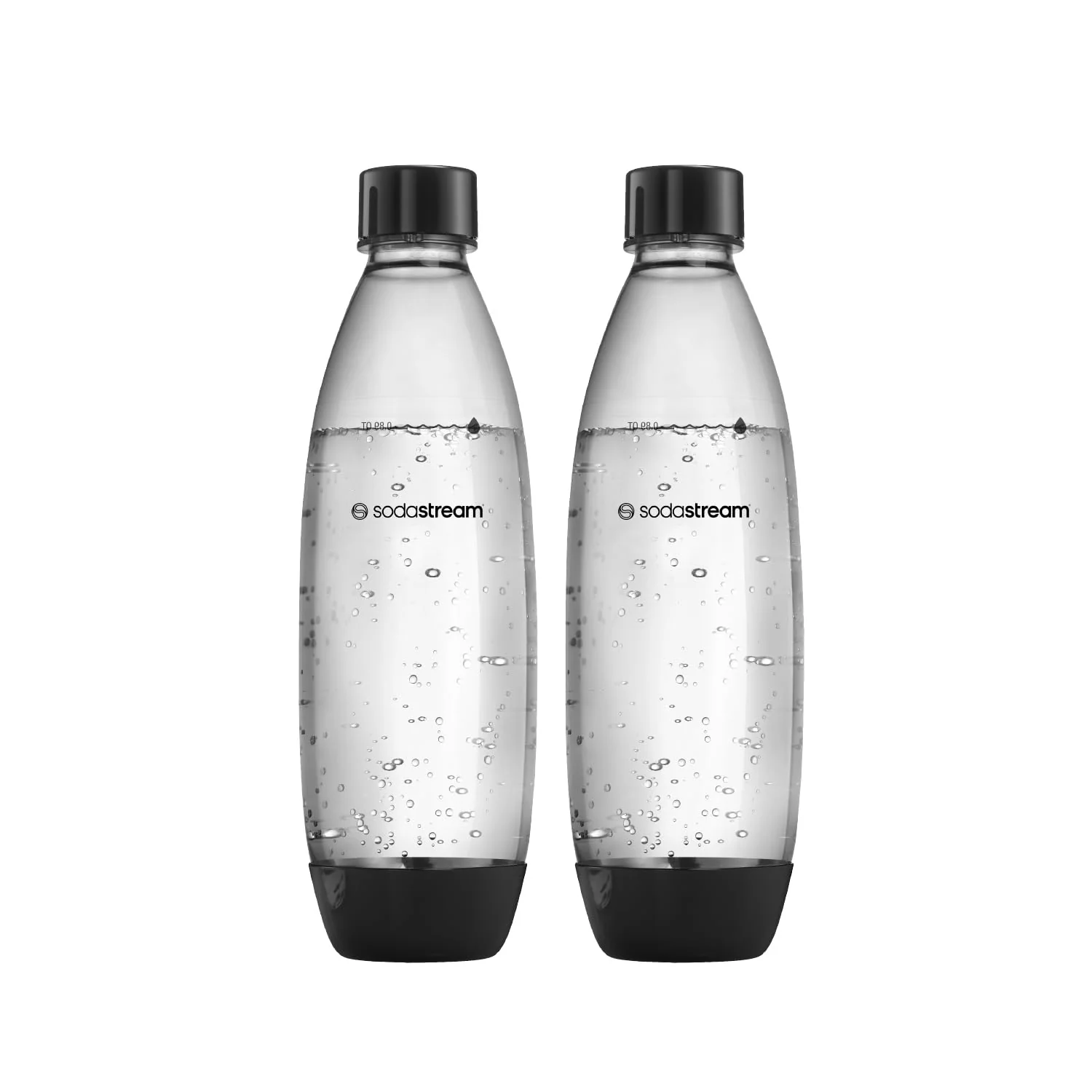 SodaStream 1L BPA-freie FUSE Kunststoffflasche schwarz | Spülmaschinengeeignet | Kompatibel mit DUO, E-DUO, Terra, uvm. | 2er-Pack - Image 6