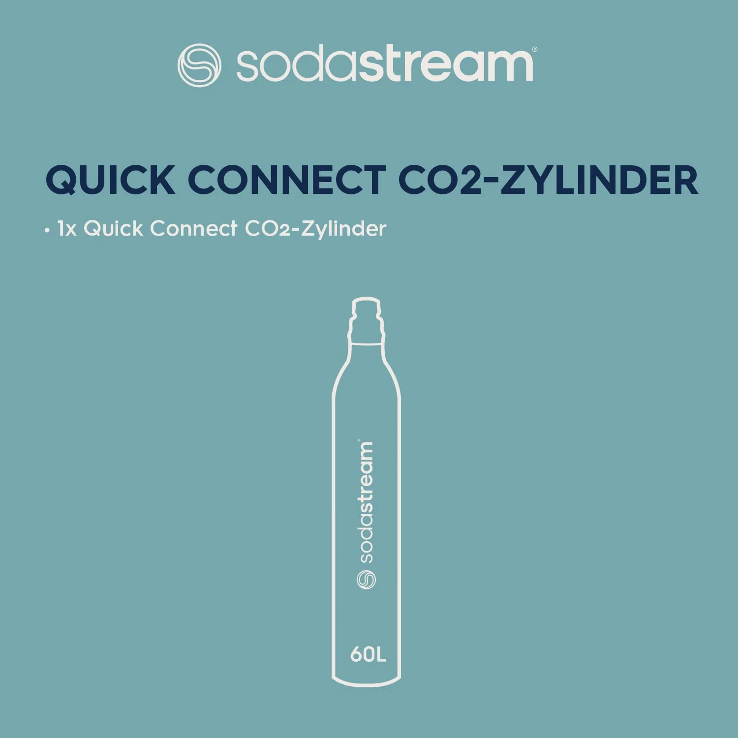 SodaStream Quick Connect Reservezylinder, Kohlensäure für bis zu 60L gesprudeltes Wasser - Image 6