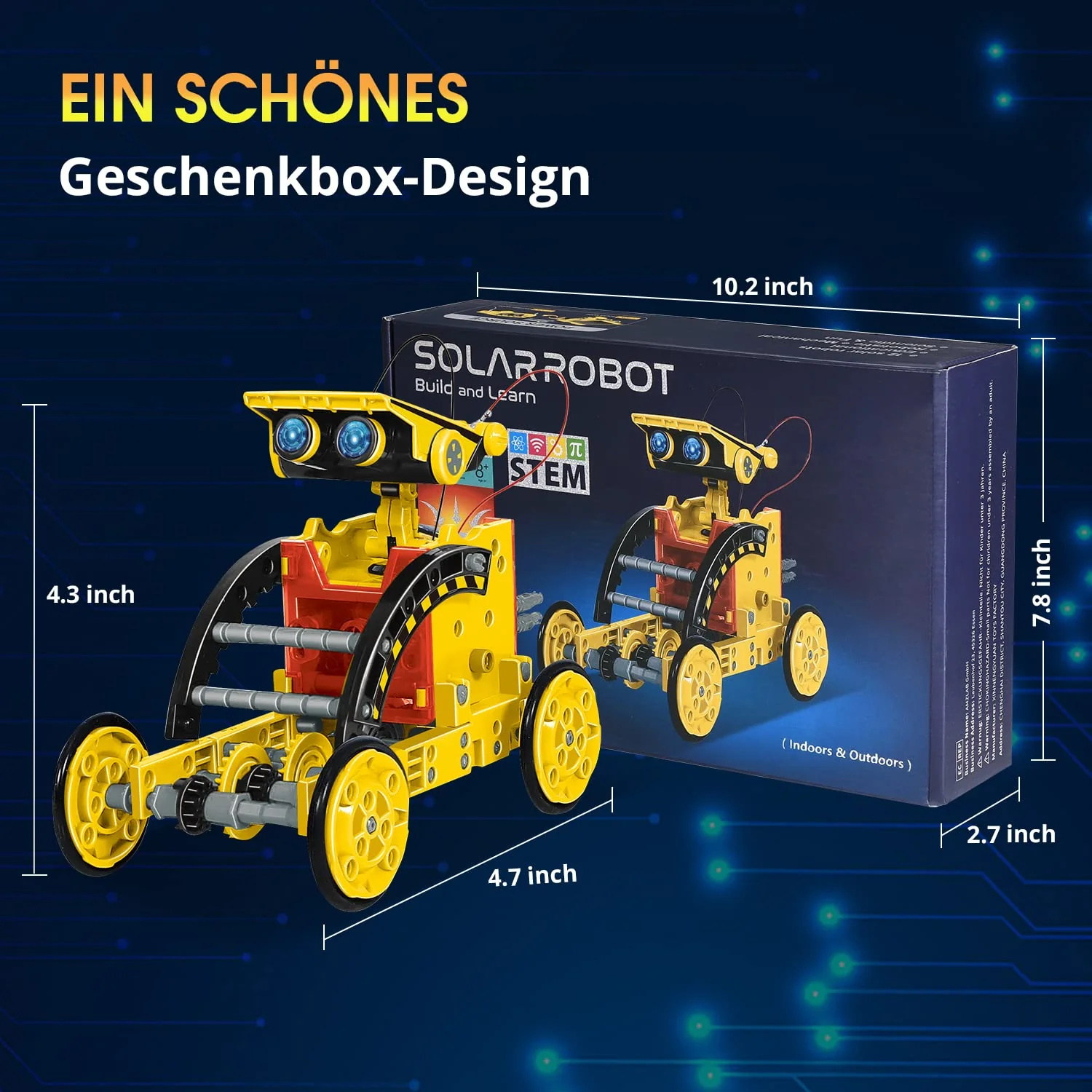 Solar Roboter Spielzeug ab 8 Jahre,OMWay 12-in-1 STEM Experimente für Kinder Alter 9 10 11 12,Konstruktionsspielzeug Bausatz,Geschenke Spielzeug für 13 14 Jährige Junge Mädchen - Image 2