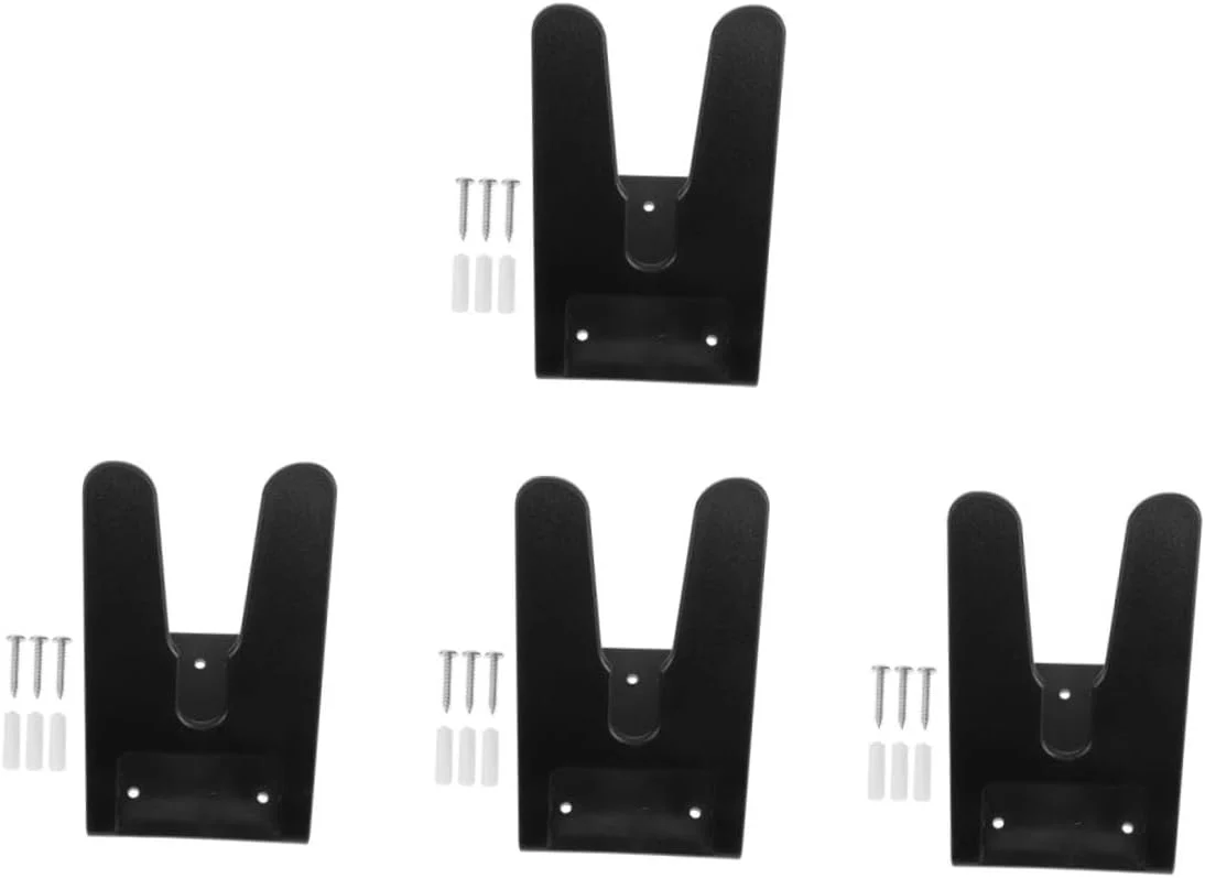 SOLUSTRE 4 Stück Scannerhalterung Scannerständer für den Schreibtisch Scanner-Autohalterung Handscanner-Rack Rack für Etikettenleser USB-Scanner Mini-Split-Montagehalterung Plastik Black