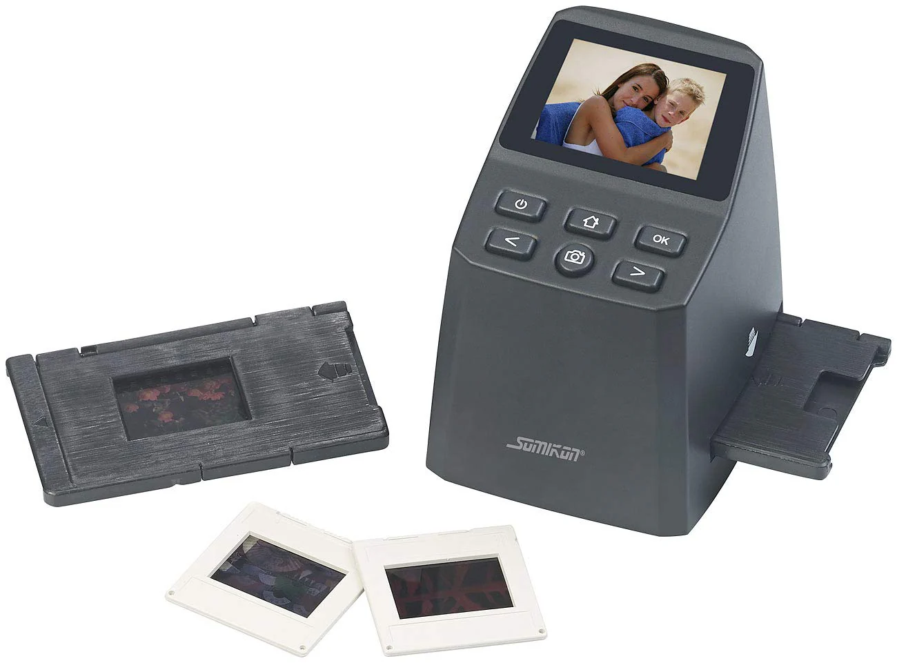 Somikon Dia und Negativscanner: Stand-Alone-Dia- & Negativ-Scanner mit 2,4" / 6,1 cm Display, 14,6 MP (Dia Betrachter, Dia Digitalisierer, Digitalisierung) - Image 10