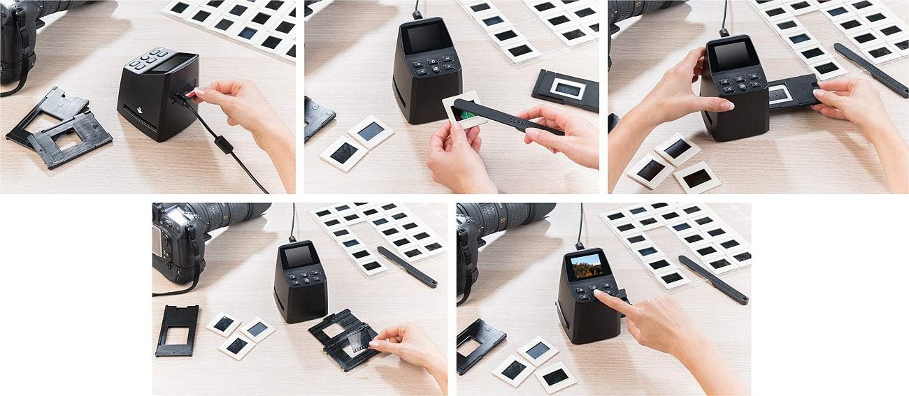 Somikon Dia und Negativscanner: Stand-Alone-Dia- & Negativ-Scanner mit 2,4" / 6,1 cm Display, 14,6 MP (Dia Betrachter, Dia Digitalisierer, Digitalisierung) - Image 12