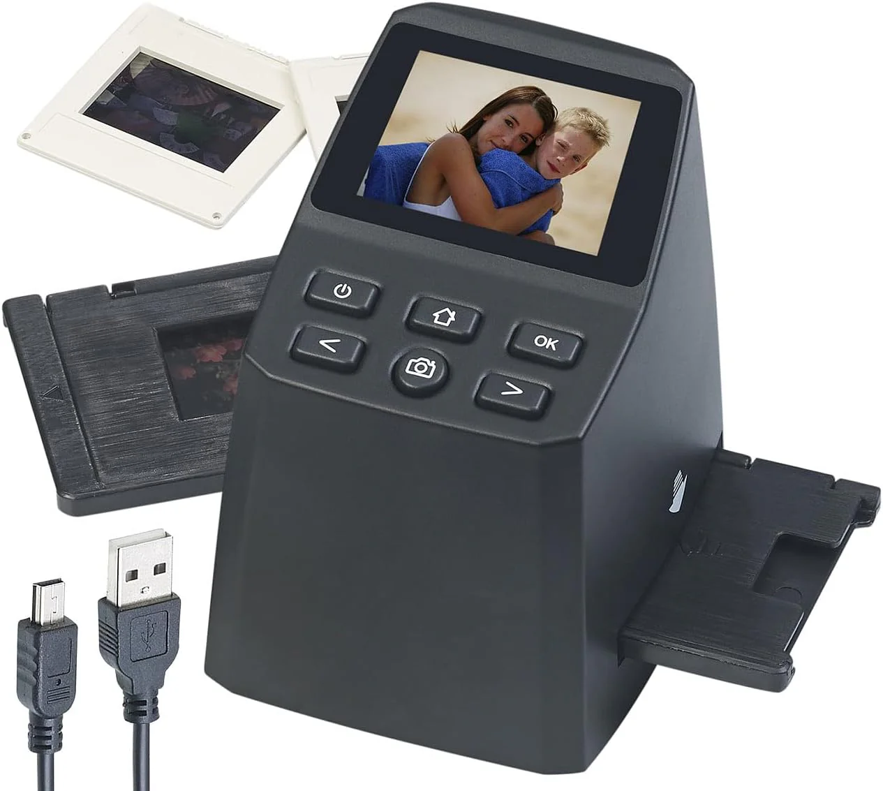 Somikon Dia und Negativscanner: Stand-Alone-Dia- & Negativ-Scanner mit 2,4" / 6,1 cm Display, 14,6 MP (Dia Betrachter, Dia Digitalisierer, Digitalisierung) - Image 15