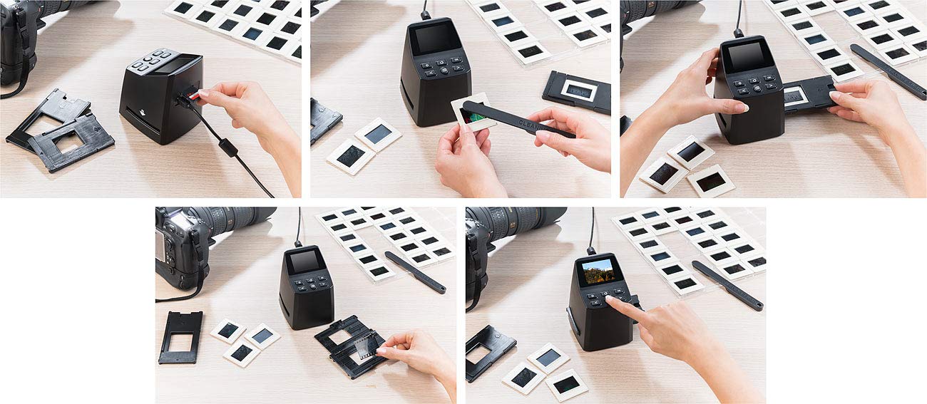 Somikon Dia und Negativscanner: Stand-Alone-Dia- & Negativ-Scanner mit 2,4" / 6,1 cm Display, 14,6 MP (Dia Betrachter, Dia Digitalisierer, Digitalisierung) - Image 9