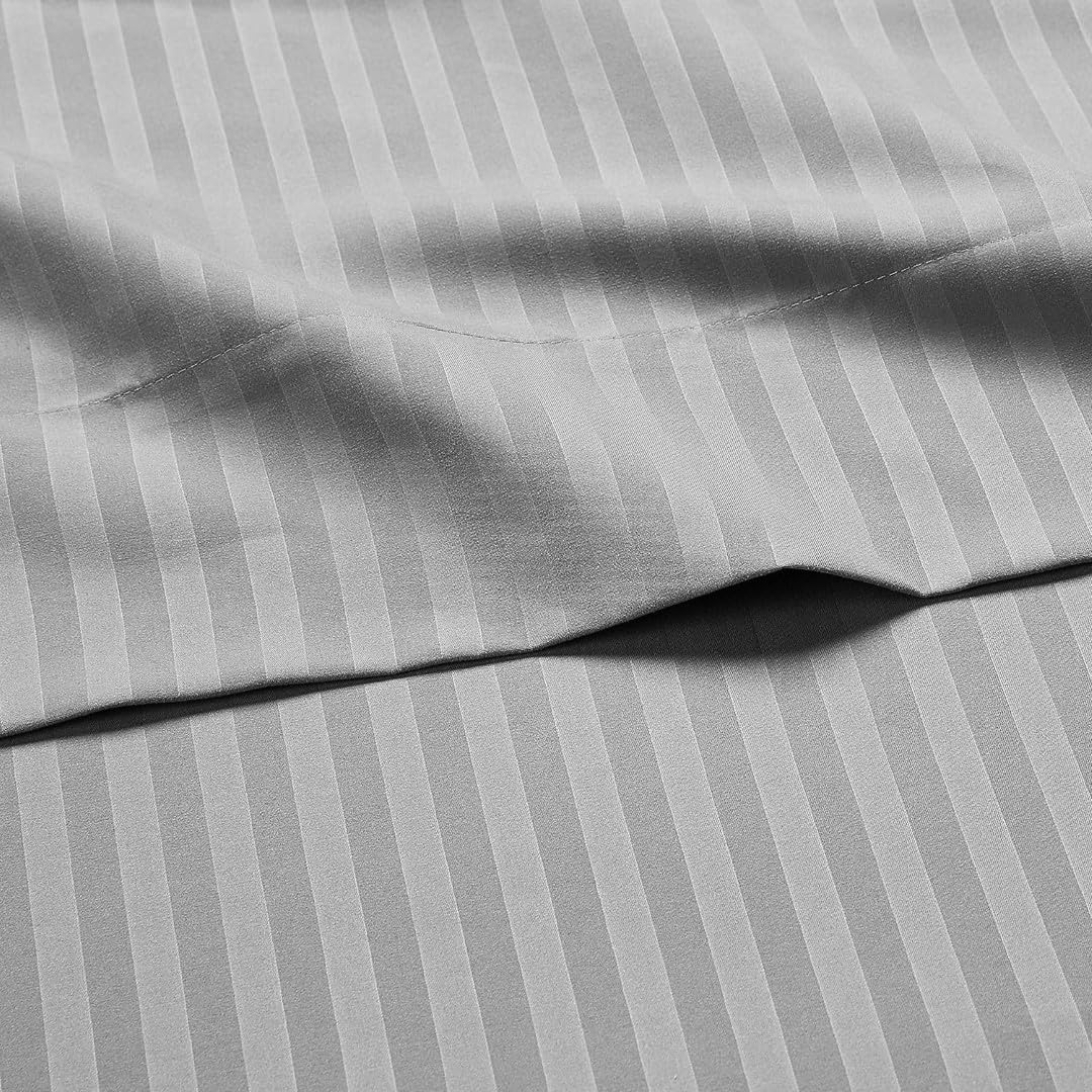 Sonive Deluxe Mikrofaser Bettbezug-Set mit Kissenbezug – Bettwäsche 135x200cm/Pillowcase 50x80cm, Dunkelgrau - Image 5