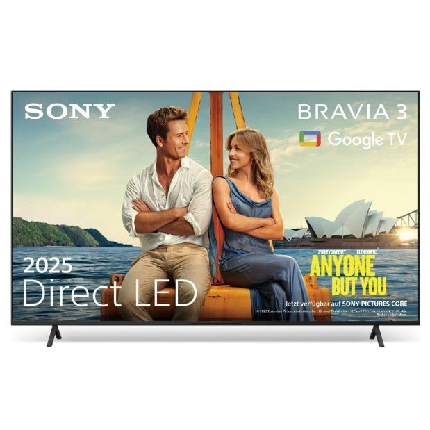 Sony BRAVIA 3 - Direct LED 50 Zoll Fernseher (K50S32), X-Balanced Speaker, Dolby Vision/Atmos, IMAX Enhanced, Google TV (2025), Google Cast, Apple AirPlay 2, Eco Dashboard 2, Game Menu 2, Smart TV - Image 19