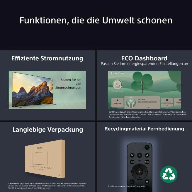 Sony BRAVIA 3 - Direct LED 50 Zoll Fernseher (K50S32), X-Balanced Speaker, Dolby Vision/Atmos, IMAX Enhanced, Google TV (2025), Google Cast, Apple AirPlay 2, Eco Dashboard 2, Game Menu 2, Smart TV - Image 21
