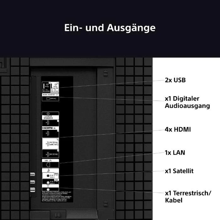 Sony BRAVIA 3 - Direct LED 75 Zoll Fernseher (K75S32), X-Balanced Speaker, Dolby Vision/Atmos, IMAX Enhanced, Google TV (2025), Google Cast, Apple AirPlay 2, Eco Dashboard 2, Game Menu 2, Smart TV - Image 7