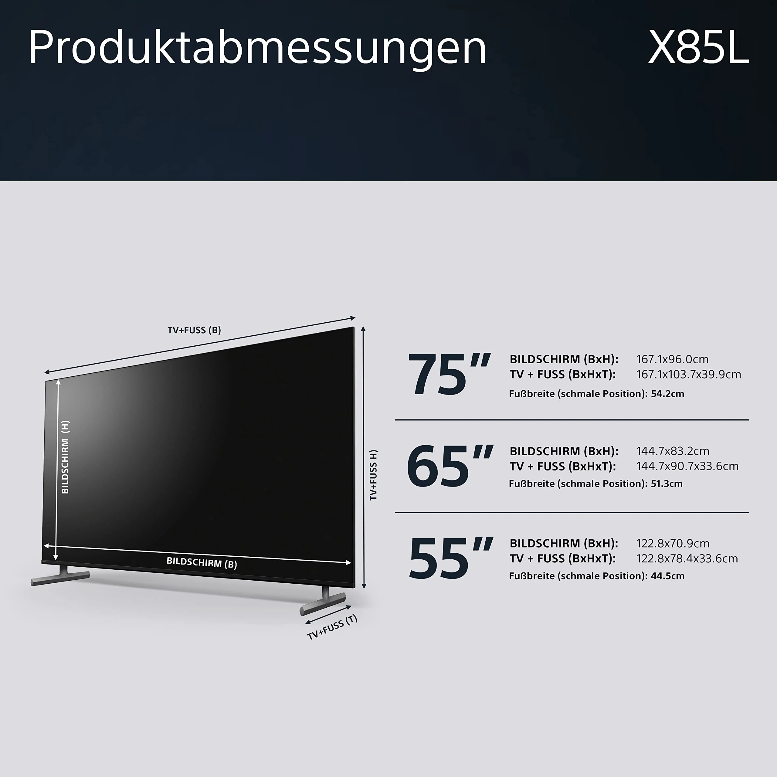 Sony BRAVIA, KD-65X85L, 65 Zoll Fernseher, Full Array LED, 4K HDR 120Hz, Google TV, Smart TV, Works with Alexa, BRAVIA CORE, TRILUMINOS PRO, HDMI 2.1, Gaming-Menü mit ALLM + VRR - Image 14
