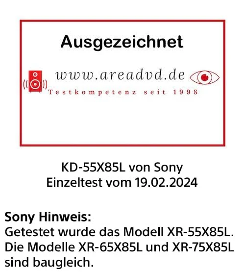 Sony BRAVIA, KD-65X85L, 65 Zoll Fernseher, Full Array LED, 4K HDR 120Hz, Google TV, Smart TV, Works with Alexa, BRAVIA CORE, TRILUMINOS PRO, HDMI 2.1, Gaming-Menü mit ALLM + VRR - Image 16