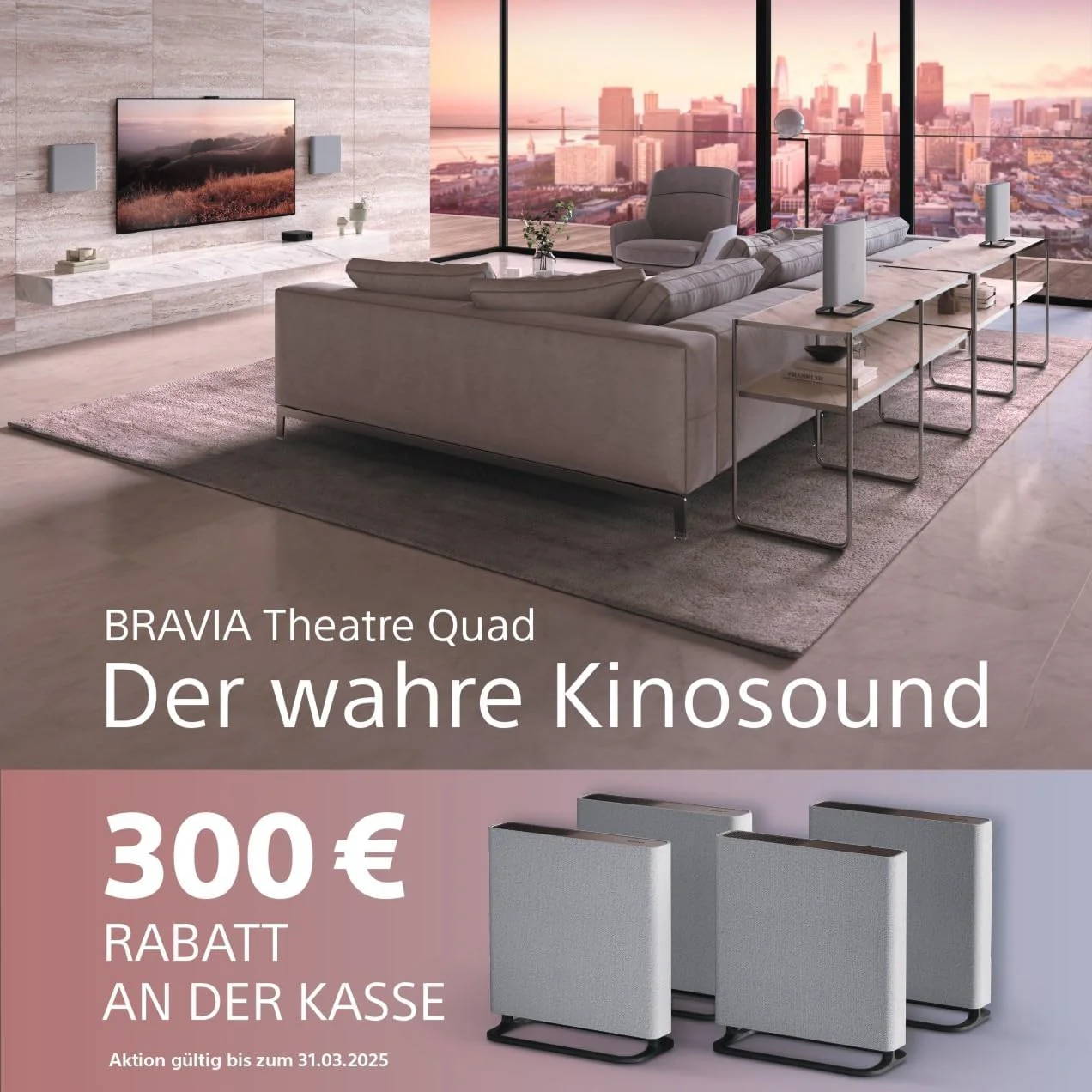 Sony BRAVIA Theatre Quad - Home Entertainment-System mit Vier kabellosen Lautsprechern, 360 Spatial Sound Mapping, Klangfeldoptimierung, 3-Wege-Lautsprecher, Dolby Atmos/DTS:X - Image 3