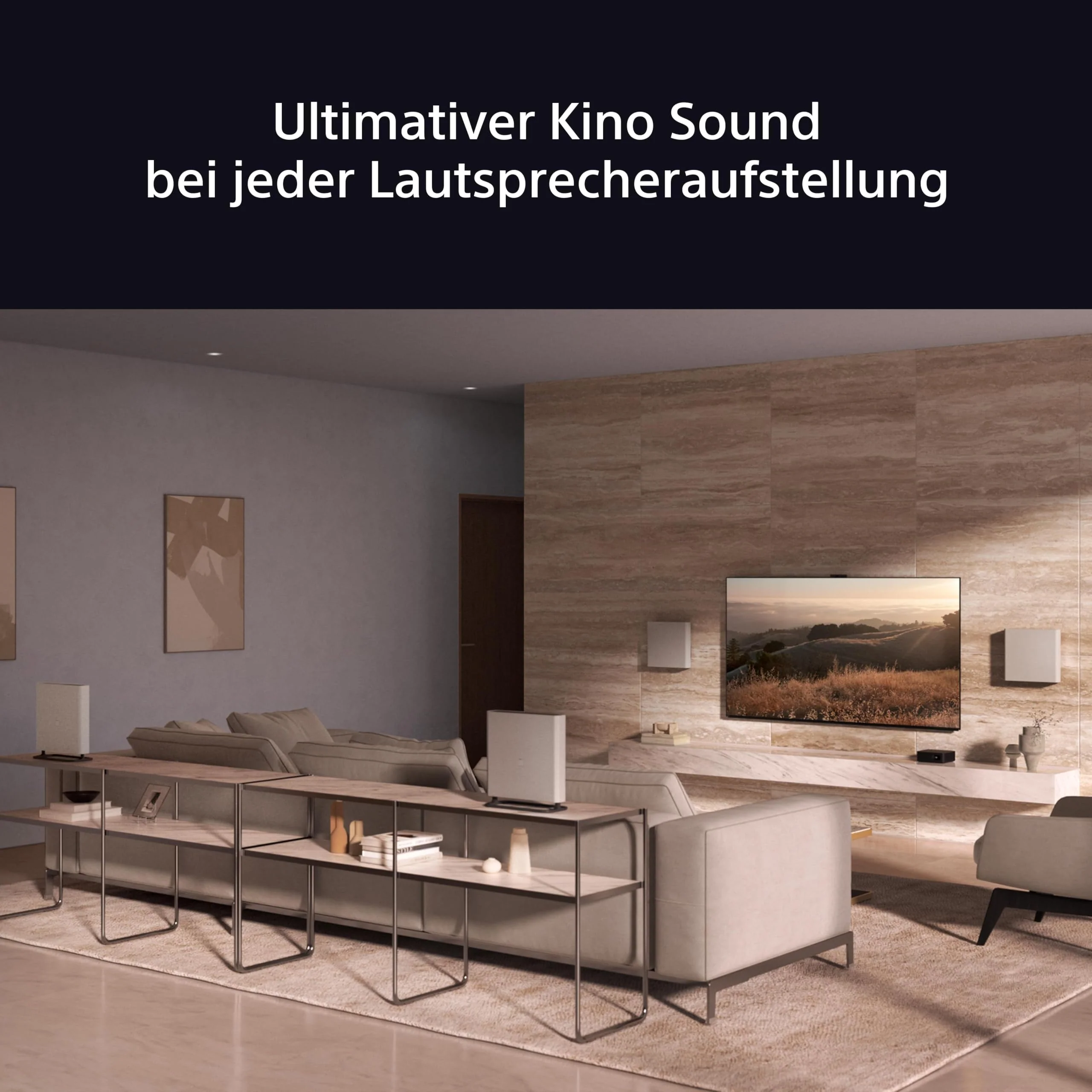 Sony BRAVIA Theatre Quad - Home Entertainment-System mit Vier kabellosen Lautsprechern, 360 Spatial Sound Mapping, Klangfeldoptimierung, 3-Wege-Lautsprecher, Dolby Atmos/DTS:X - Image 5