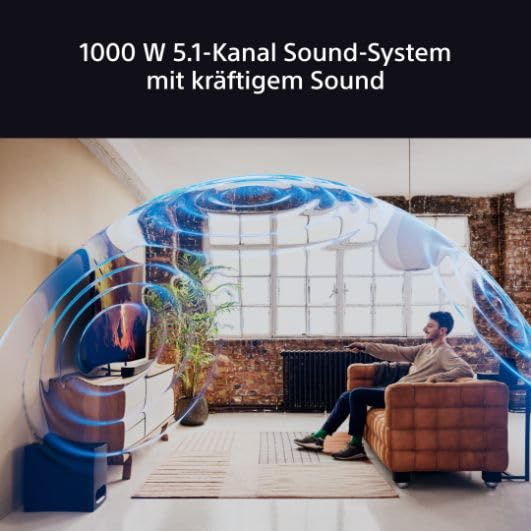 Sony BRAVIA Theatre System 6 (5.1-Kanal-Surround Sound, 1000 W, inkl. Rücklautsprecher & Subwoofer, Dolby Atmos, DTS:X, AI Voice Zoom 3 mit BRAVIA TV, DSEE, Multi-Stereo-Party-Modus) Schwarz - Image 13