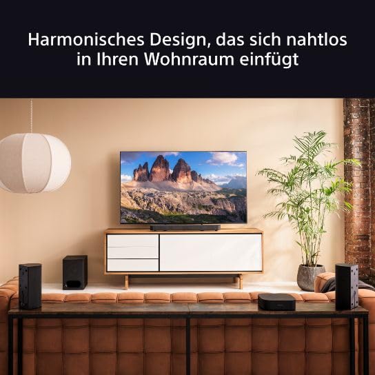 Sony BRAVIA Theatre System 6 (5.1-Kanal-Surround Sound, 1000 W, inkl. Rücklautsprecher & Subwoofer, Dolby Atmos, DTS:X, AI Voice Zoom 3 mit BRAVIA TV, DSEE, Multi-Stereo-Party-Modus) Schwarz - Image 6