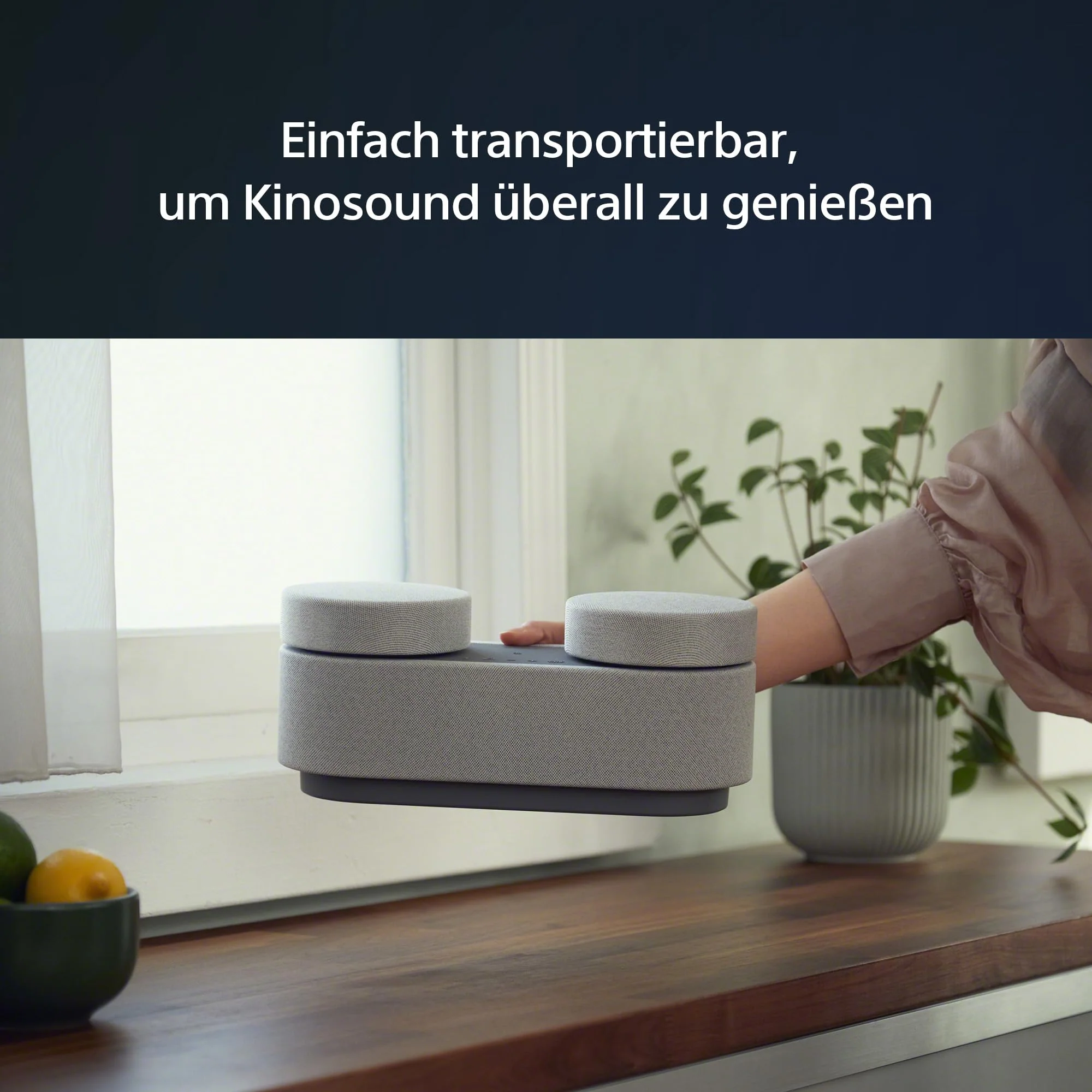 Sony HT-AX7 tragbares Heimkinosystem - Kinosound überall mit 360° Raumklang - Bis zu 30 Stunden Akkulaufzeit - Bluetooth- - Image 3