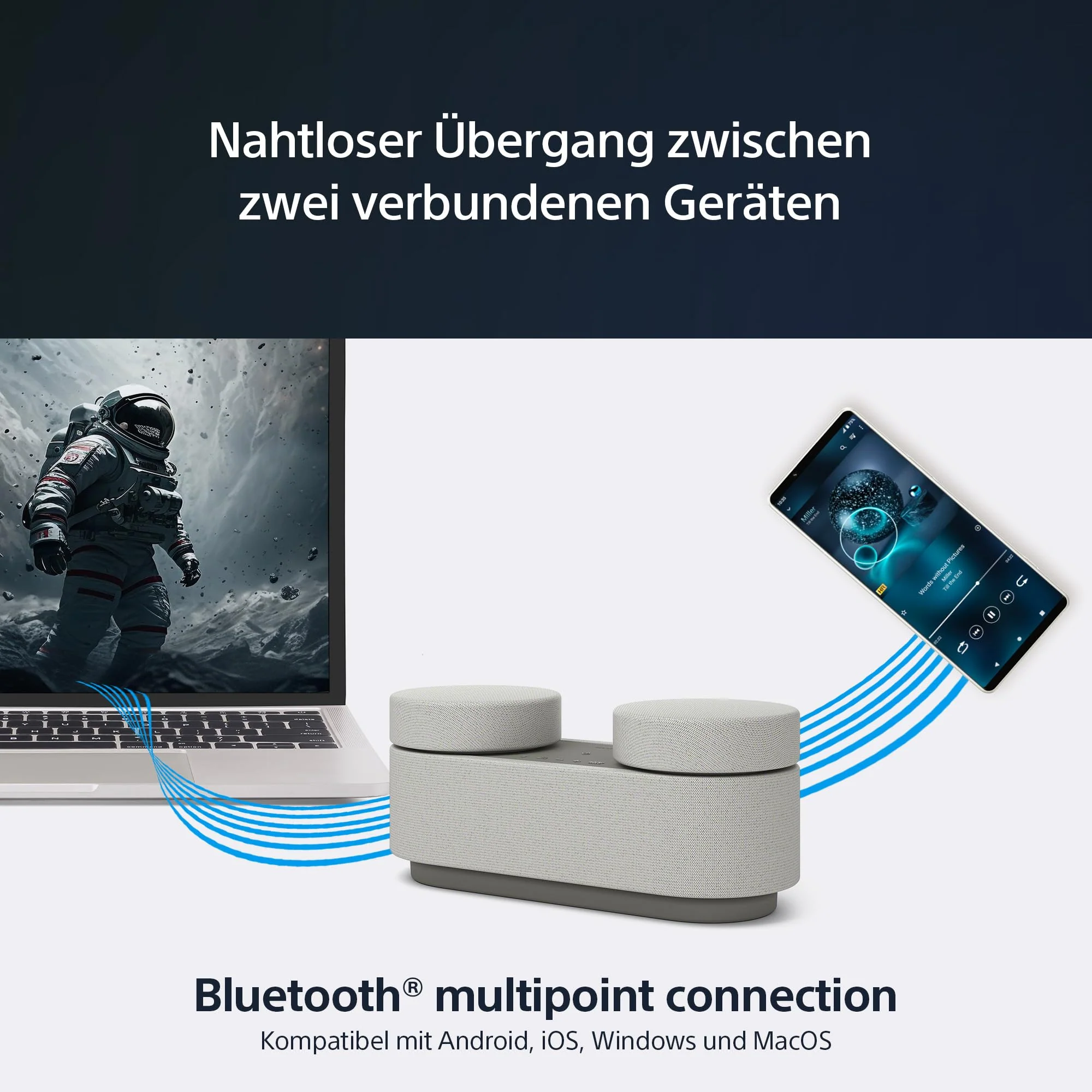 Sony HT-AX7 tragbares Heimkinosystem - Kinosound überall mit 360° Raumklang - Bis zu 30 Stunden Akkulaufzeit - Bluetooth- - Image 6