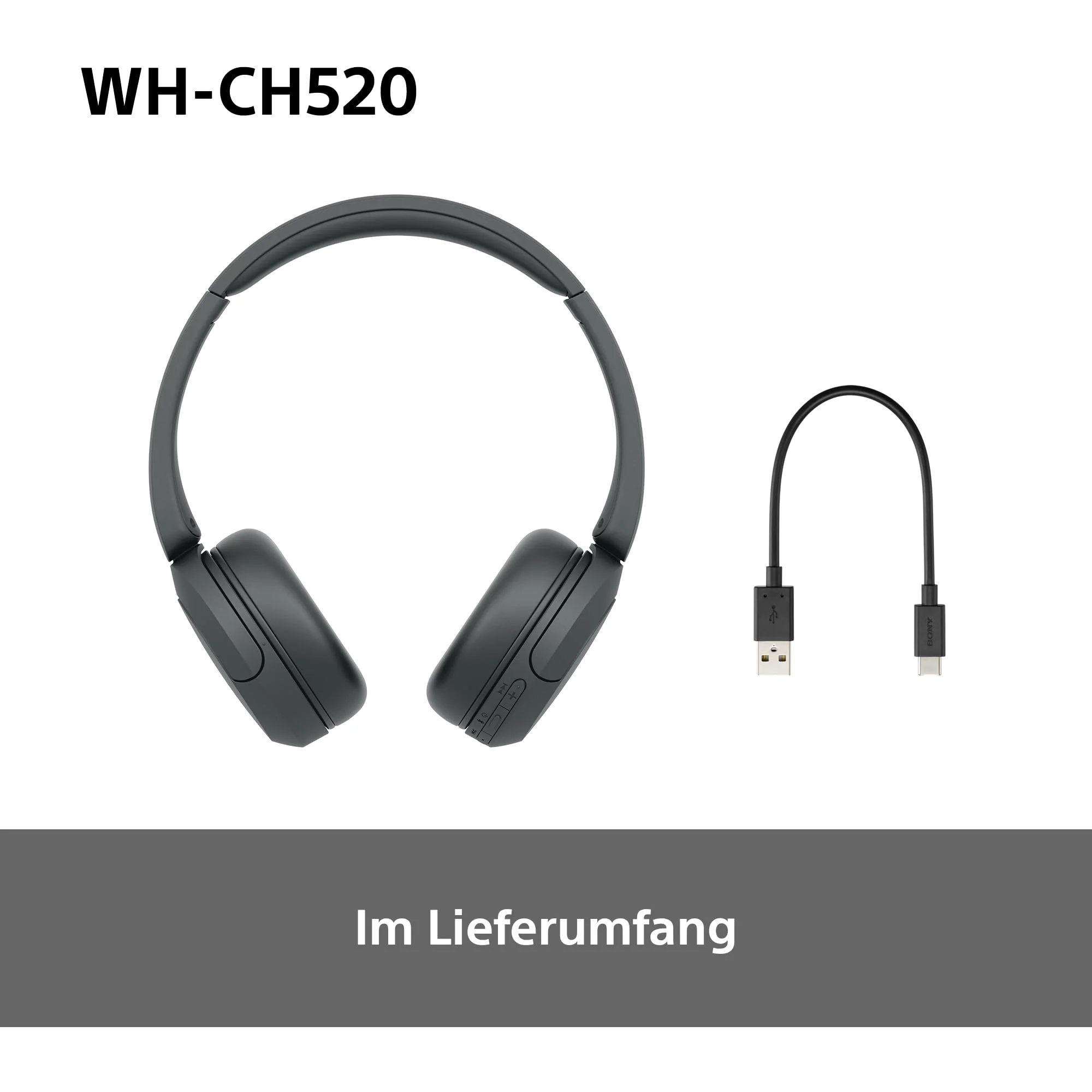 Sony WH-CH520 Kabelloser Bluetooth On Ear Kopfhörer, hohe Klangqualität, leichtes Design, bis zu 50 Stunden Akkulaufzeit, Schnellladung, EQ, klare Gesprächsqualität, iOS und Android, Blau - Image 7