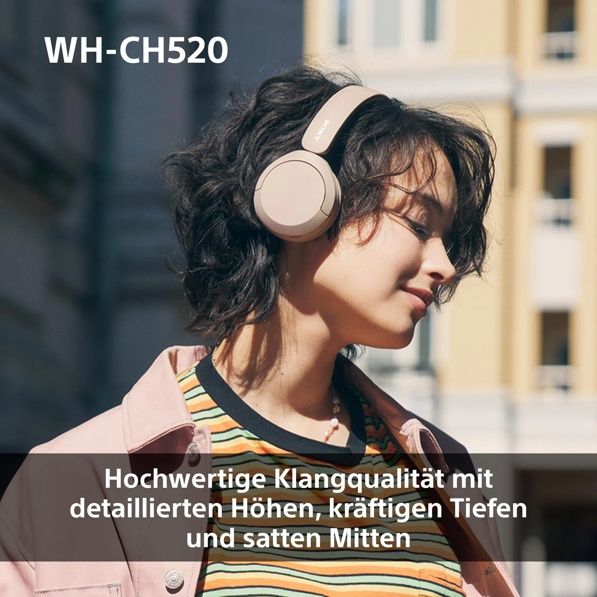 Sony WH-CH520 Kabelloser Bluetooth On Ear Kopfhörer, hohe Klangqualität, leichtes Design, bis zu 50 Stunden Akkulaufzeit, Schnellladung, EQ, klare Gesprächsqualität, iOS und Android, Blau - Image 8