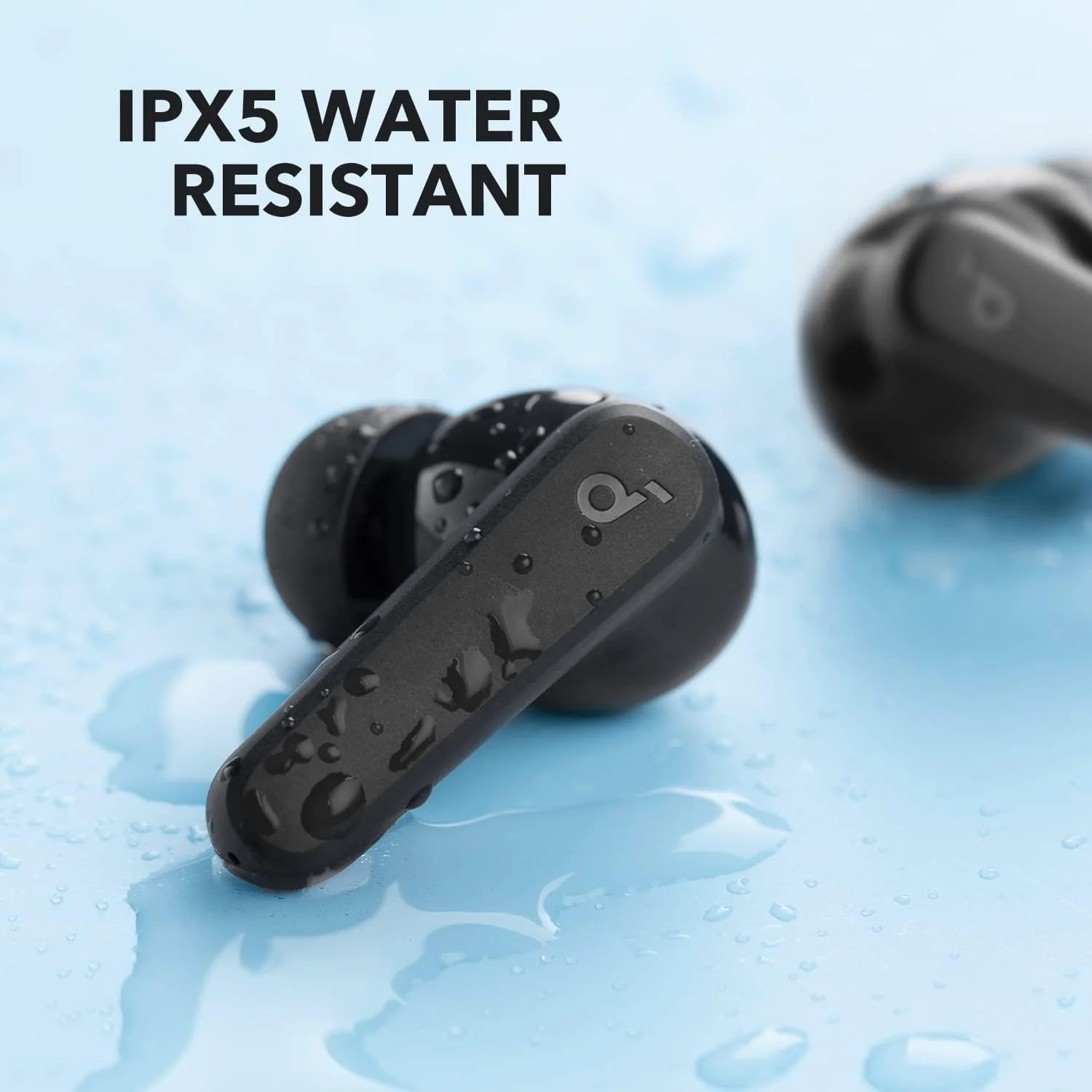 soundcore by Anker P20i Kabellose Bluetooth Kopfhörer in-Ear, 10mm Treiber, Bluetooth 5.3, Anpassbarer EQ, 30 Std. Spielzeit, IPX5 wasserfest, 2 Mikros mit KI, einzeln verwendbar (hellblau) - Image 2