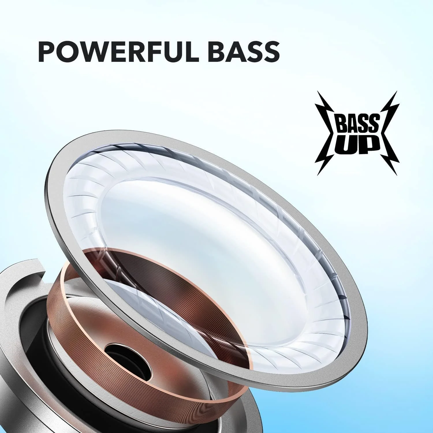 soundcore by Anker P20i Kabellose Bluetooth Kopfhörer in-Ear, 10mm Treiber, Bluetooth 5.3, Anpassbarer EQ, 30 Std. Spielzeit, IPX5 wasserfest, 2 Mikros mit KI, einzeln verwendbar (hellblau) - Image 7