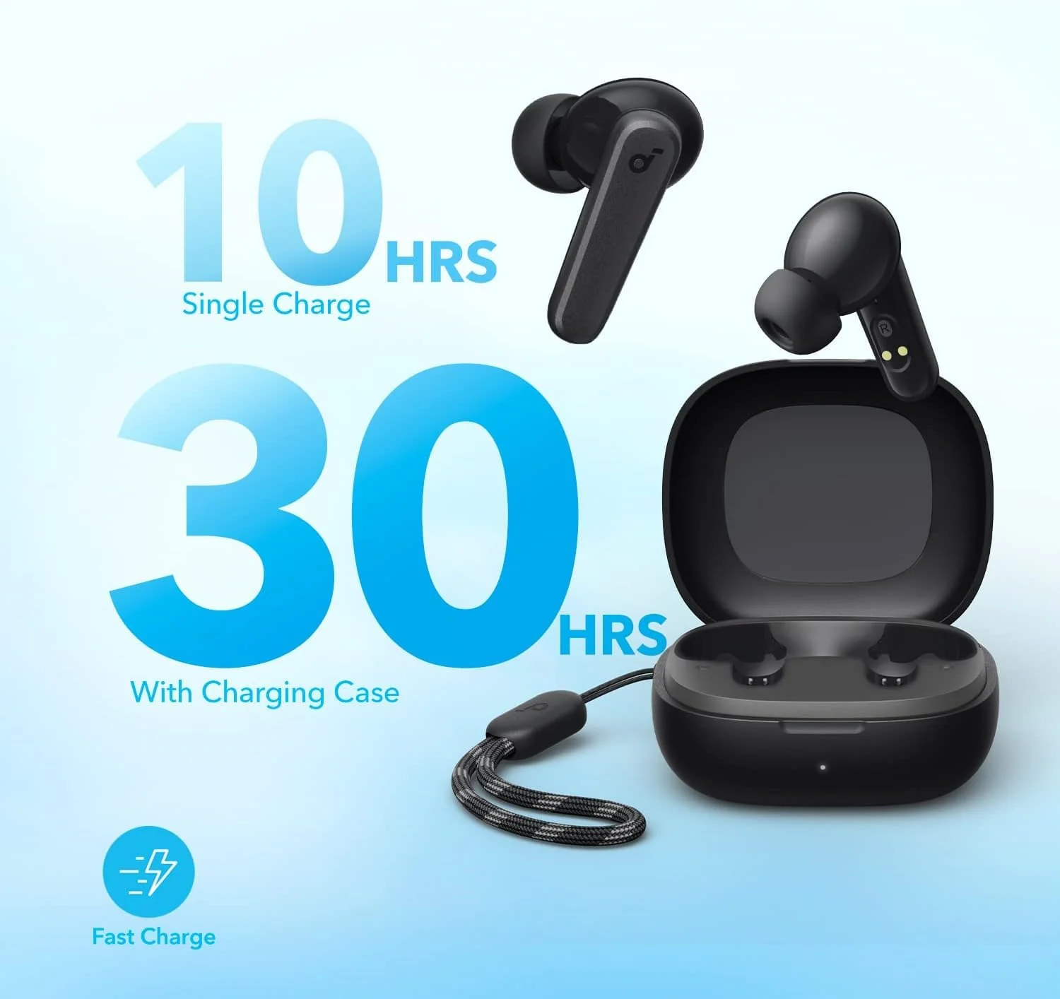 soundcore by Anker P20i Kabellose Bluetooth Kopfhörer in-Ear, 10mm Treiber, Bluetooth 5.3, Anpassbarer EQ, 30 Std. Spielzeit, IPX5 wasserfest, 2 Mikros mit KI, einzeln verwendbar (Weiß) - Image 5