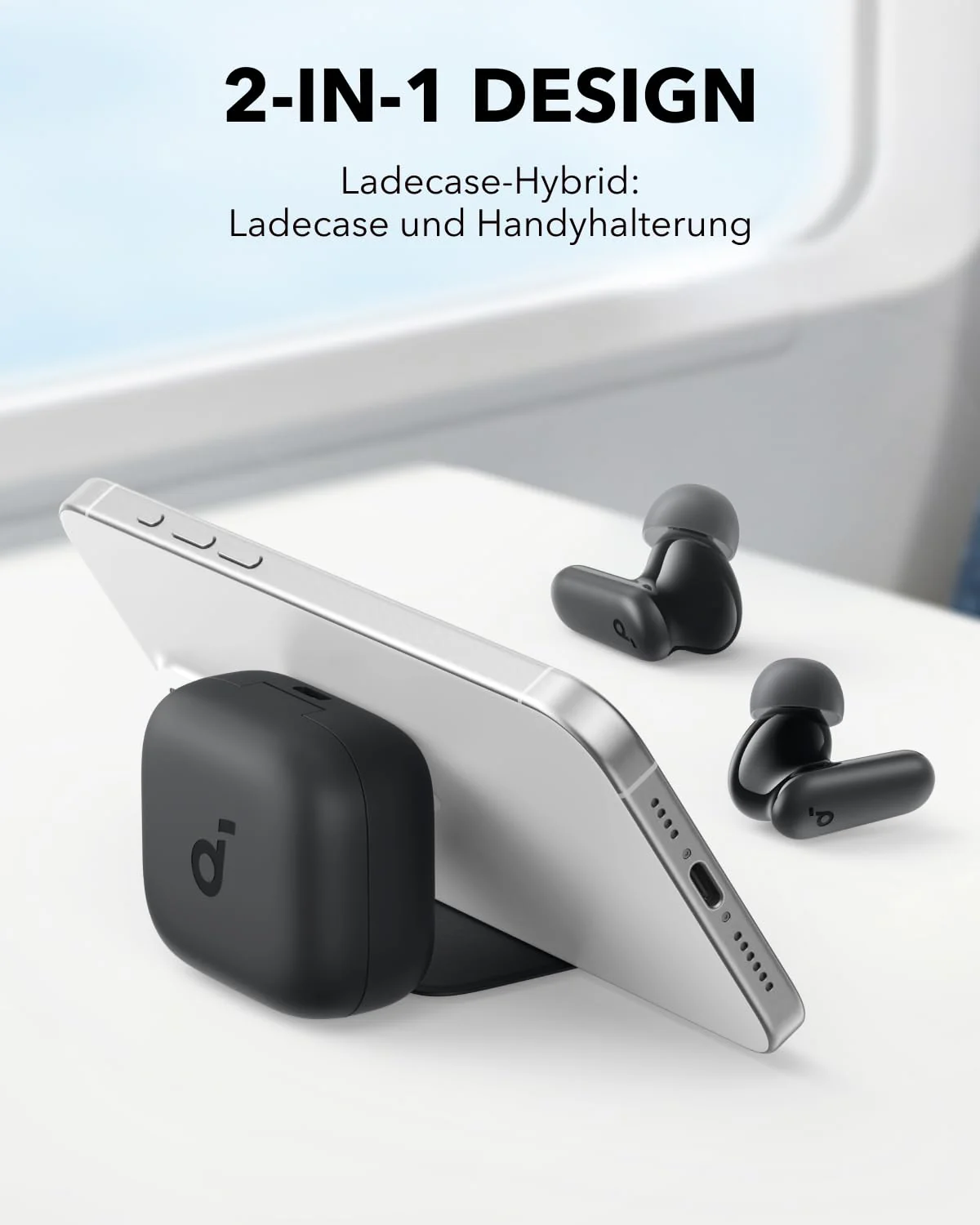 soundcore P30i by Anker Noise Cancelling Earbuds, smarte Geräuschunterdrückung, kraftvolle Bässe, 45h Spielzeit, 2-in-1 Case und Handyständer, IP54, kabellose Kopfhörer, Bluetooth 5.4, App Steuerung - Image 6